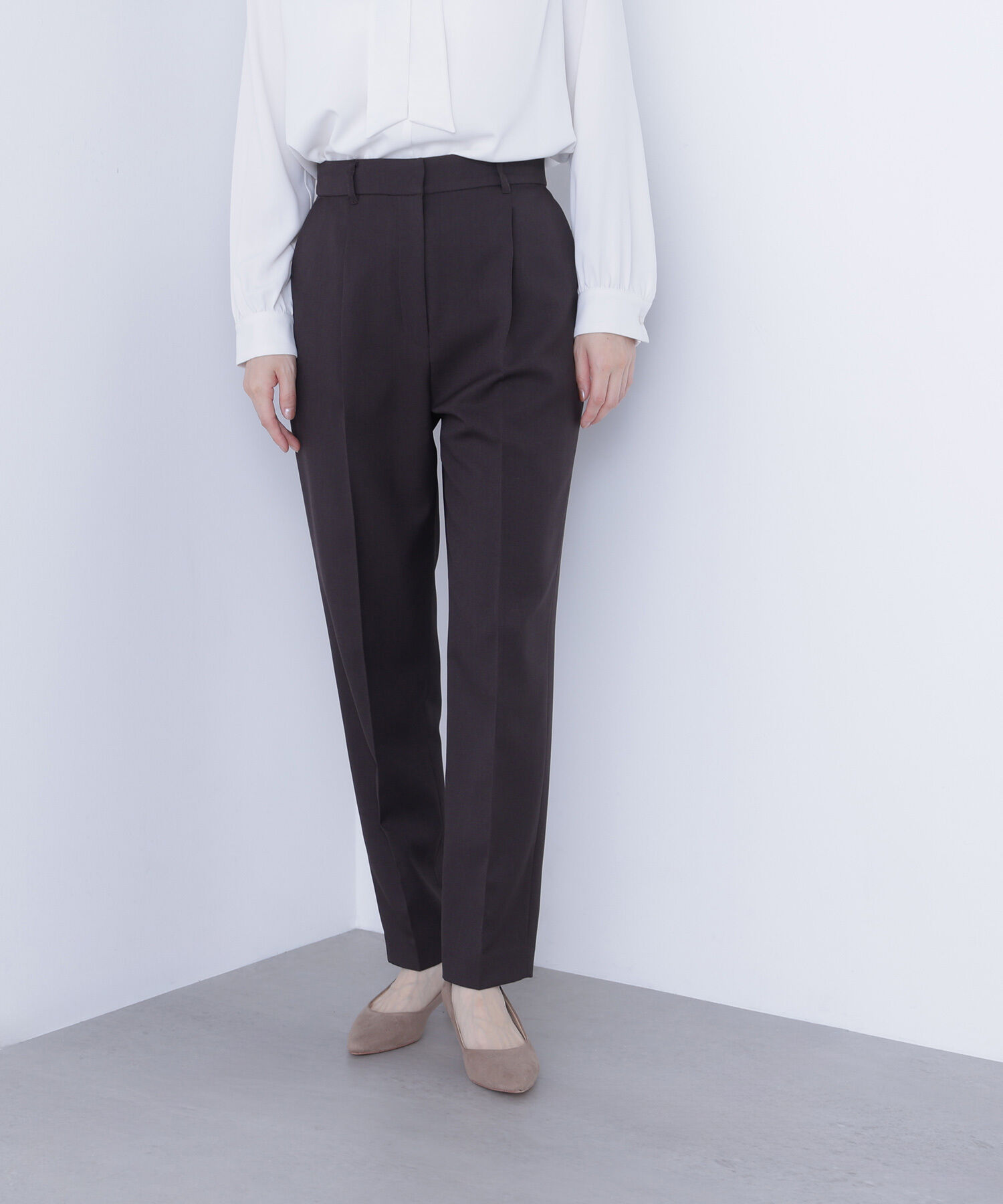  「パウダリーツイルセットアップシリーズ テーパードパンツ」|その他|