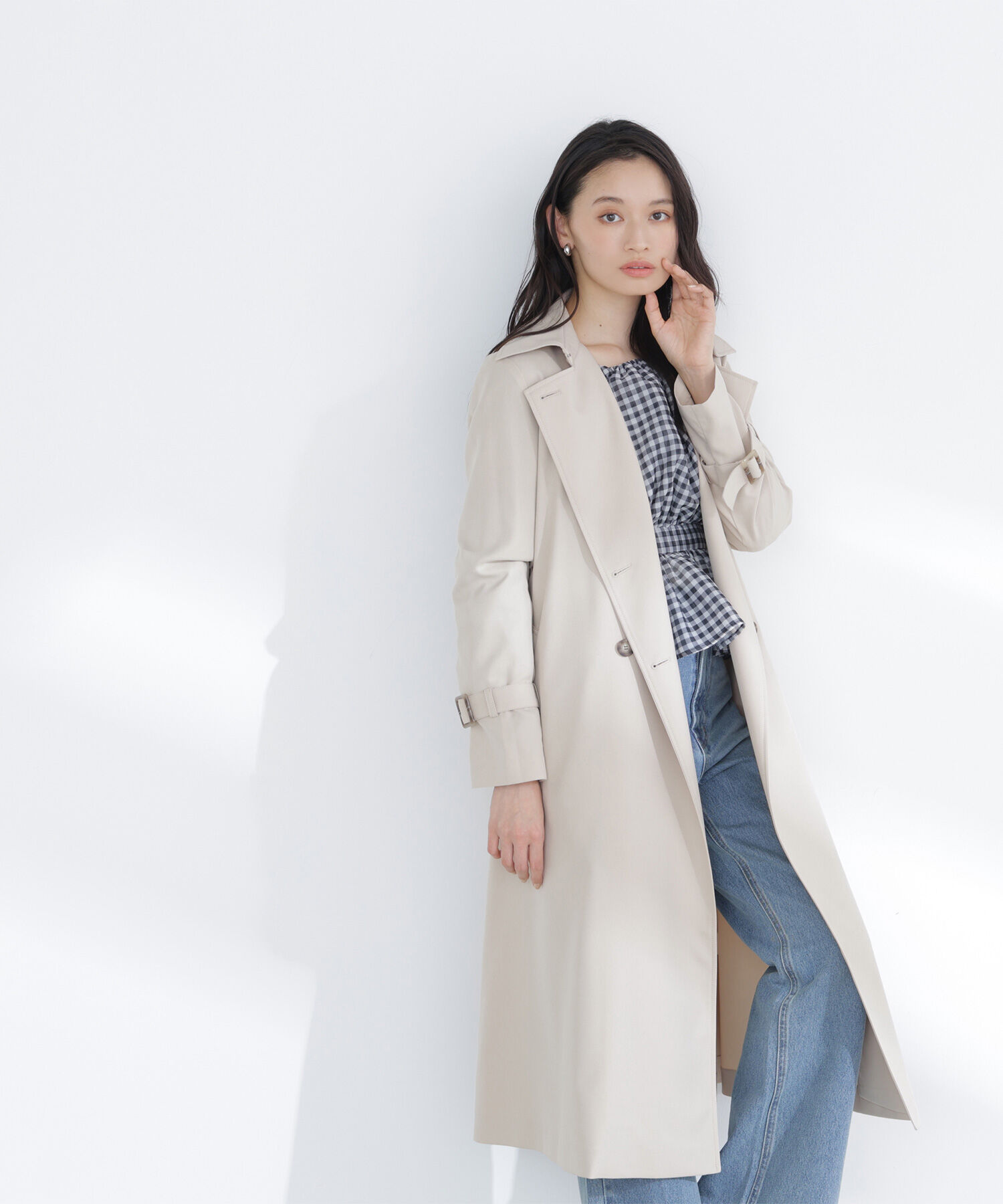  「パウダーツイルトレンチコート」|その他|