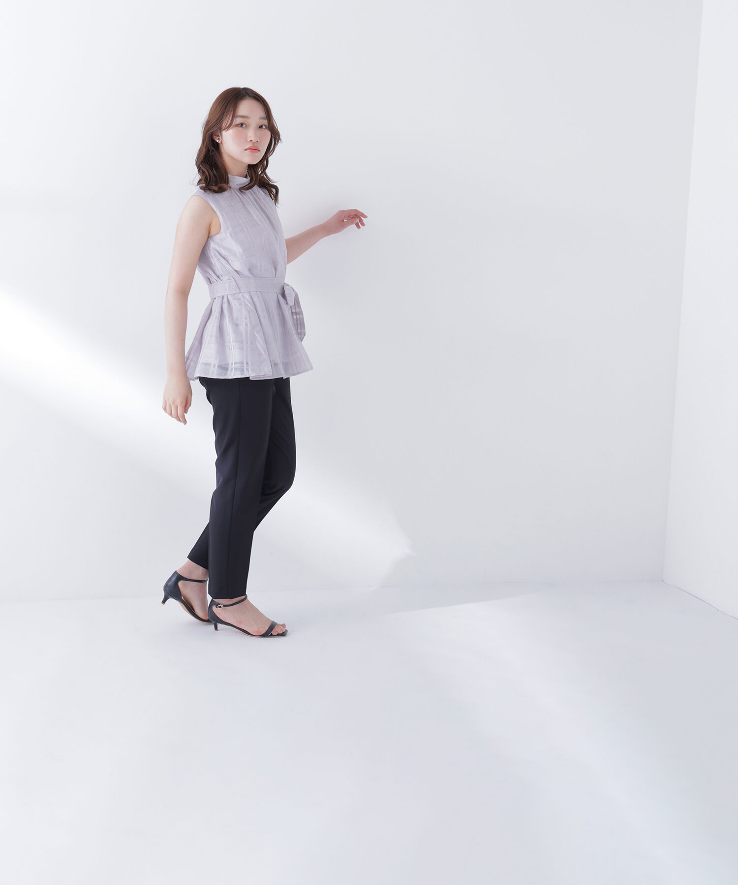  「＜骨格ストレート＞メタルポイントアンクルパンツ」|その他|