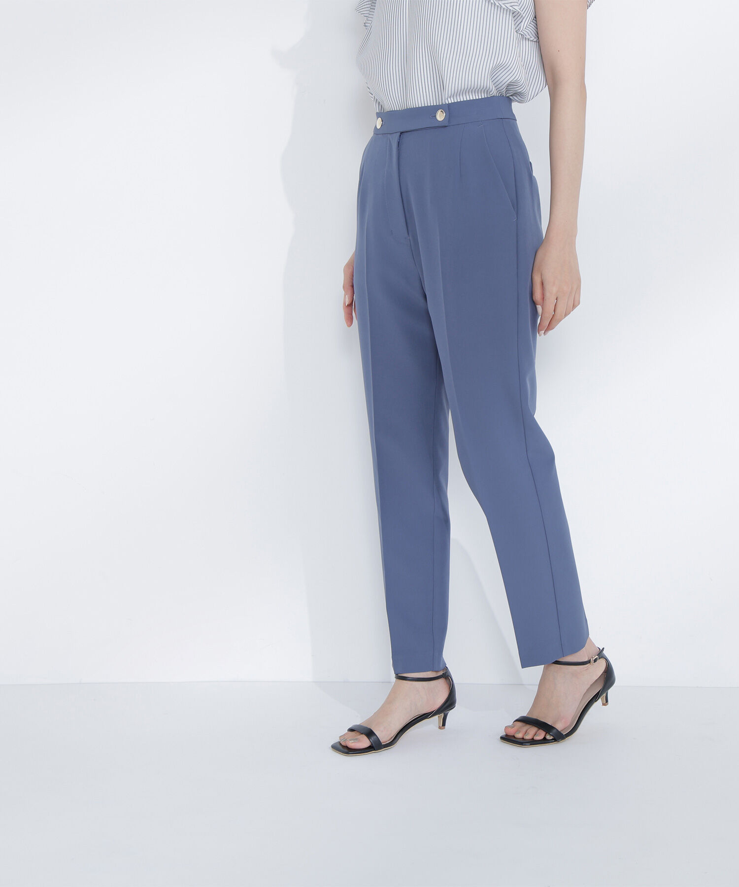  「＜骨格ストレート＞メタルポイントアンクルパンツ」|その他|