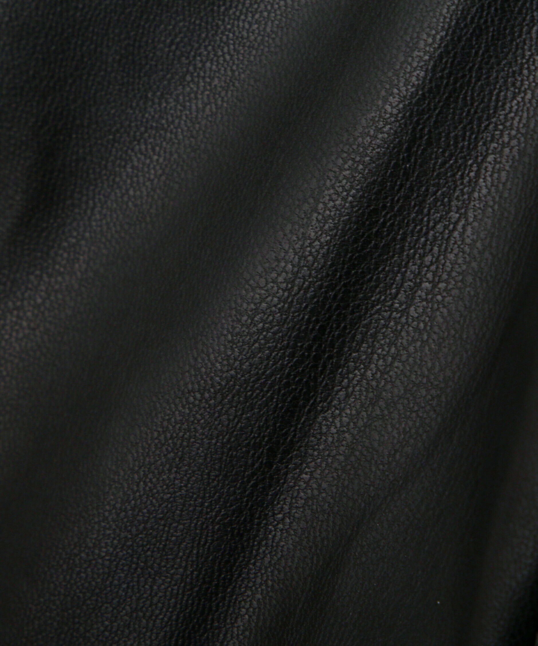  「フェイクレザービスチェ」|シャツ・ブラウス|