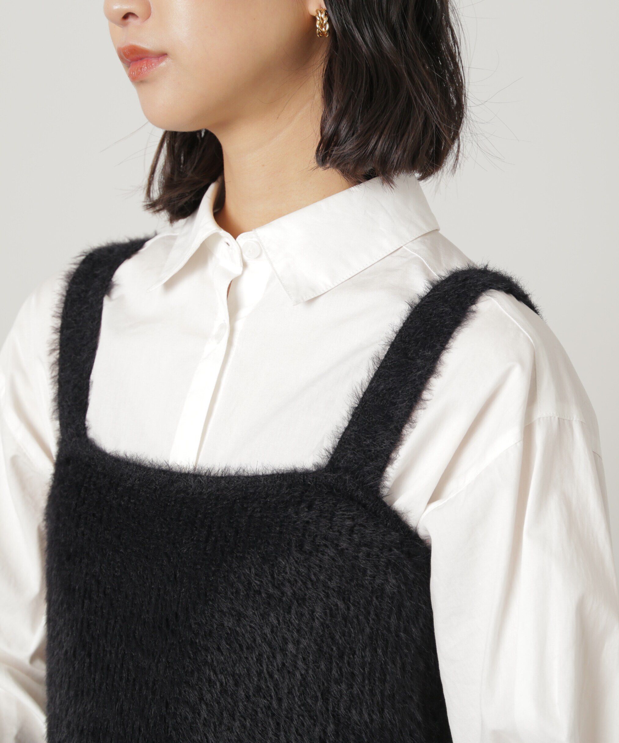  「シャギービスチェ」|ニット・セーター|