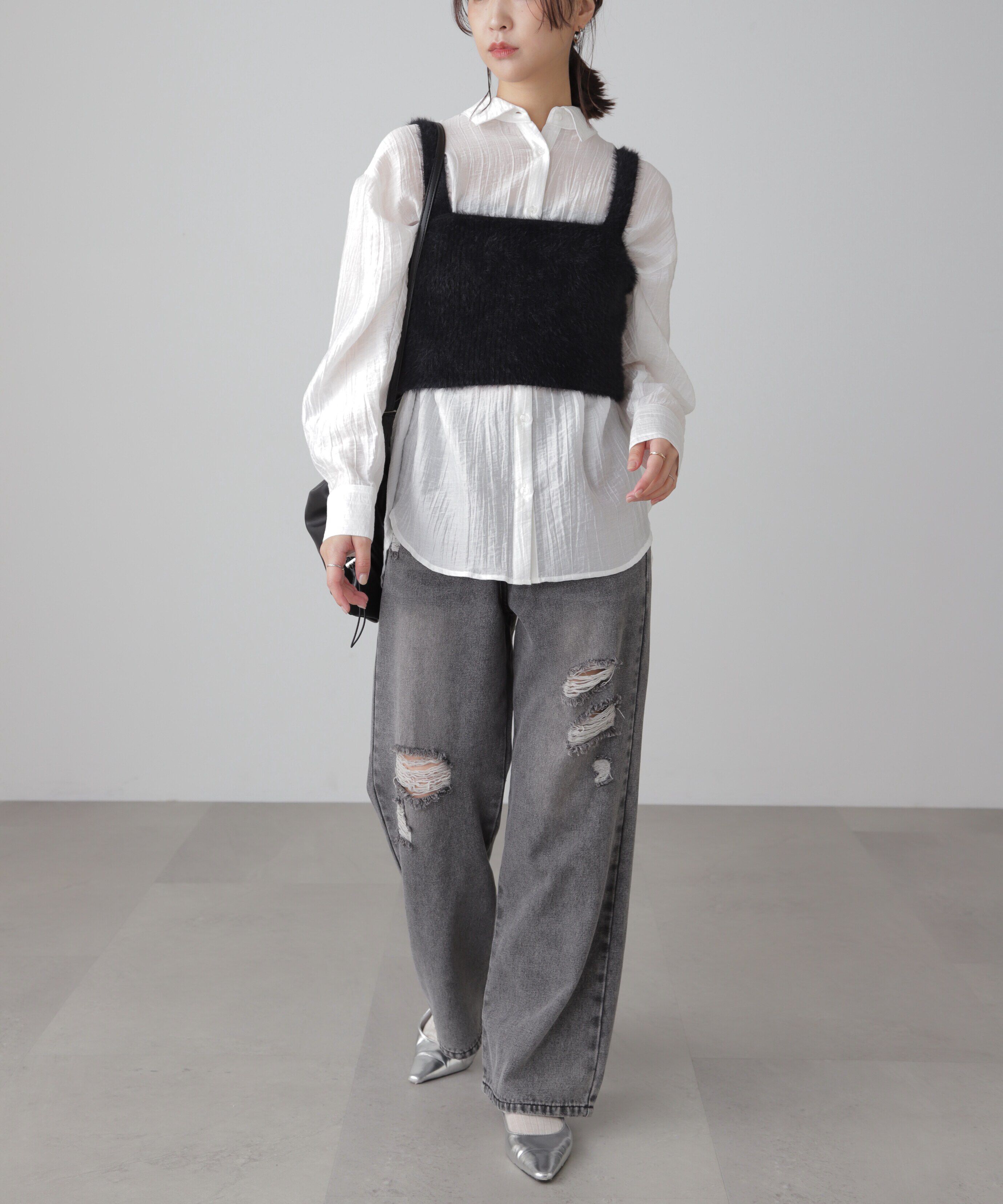  「シャギービスチェ」|ニット・セーター|