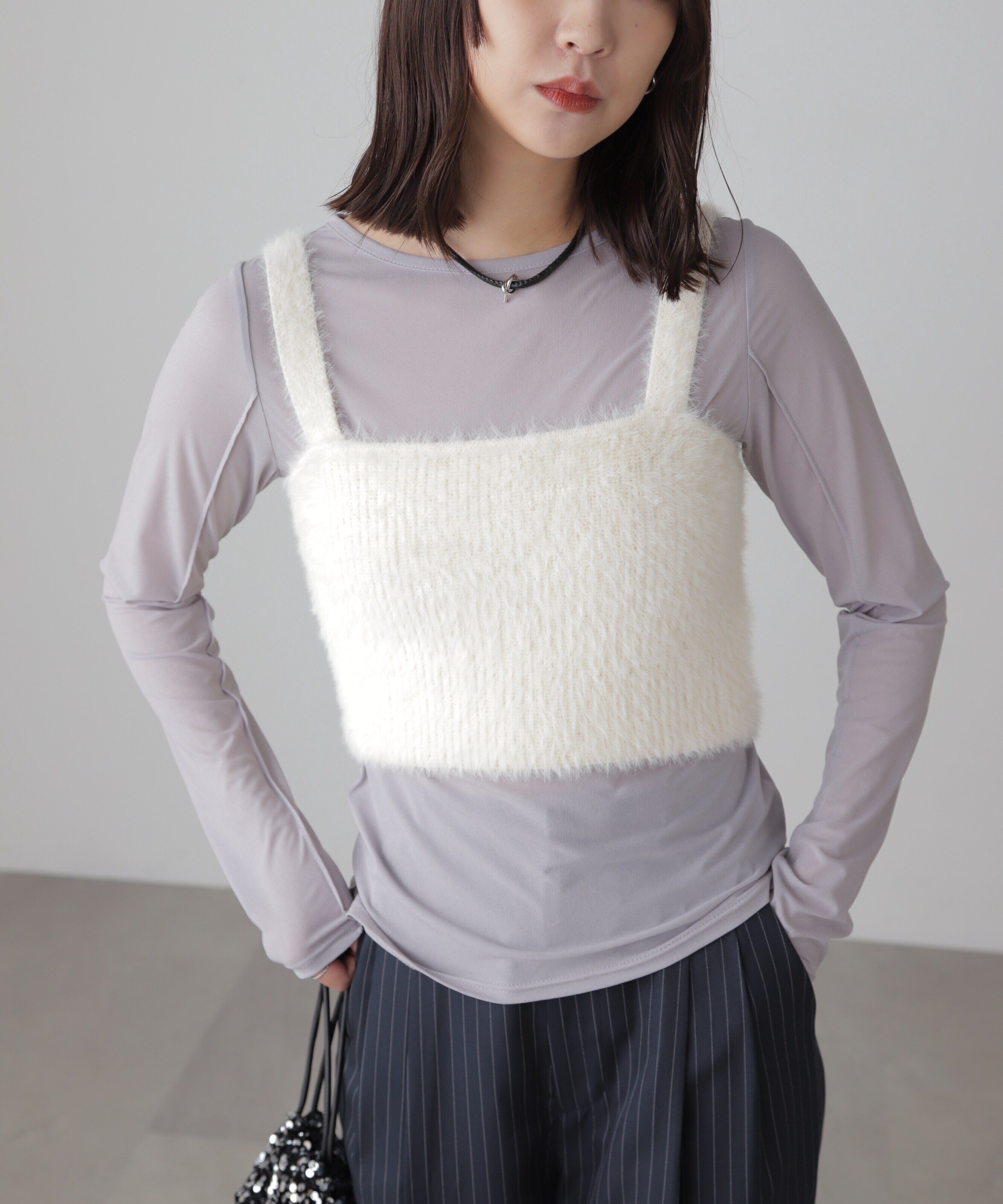  「シャギービスチェ」|ニット・セーター|