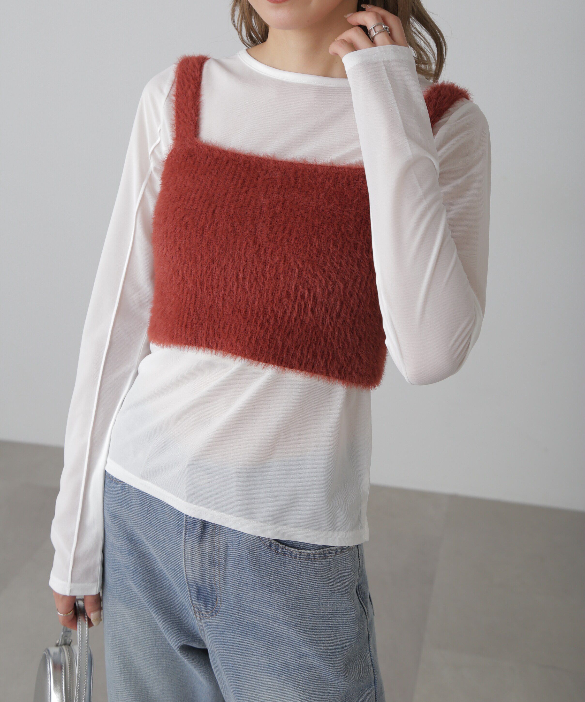  「シャギービスチェ」|ニット・セーター|