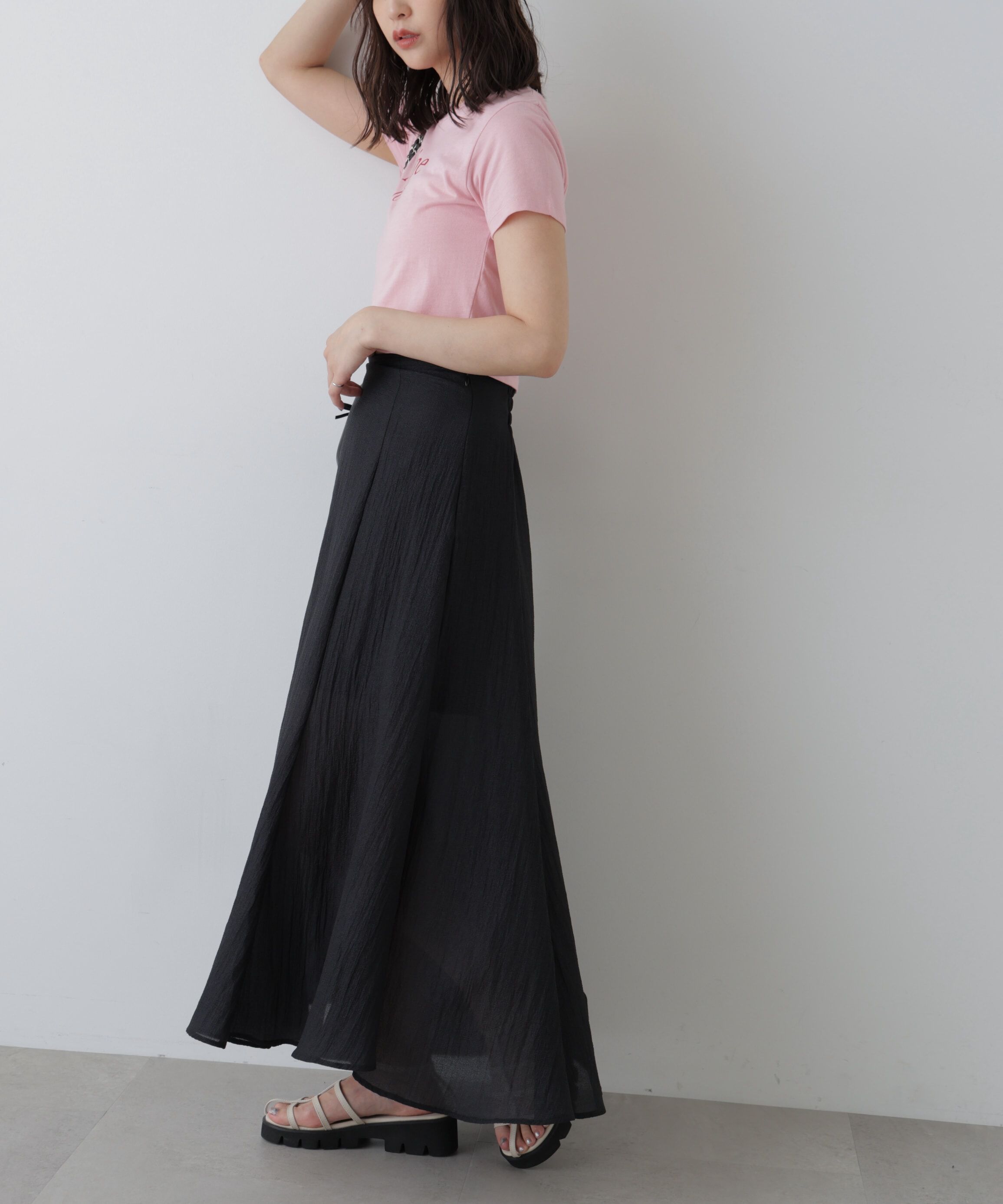  「シアー2wayマーメイドスカート」|スカート|