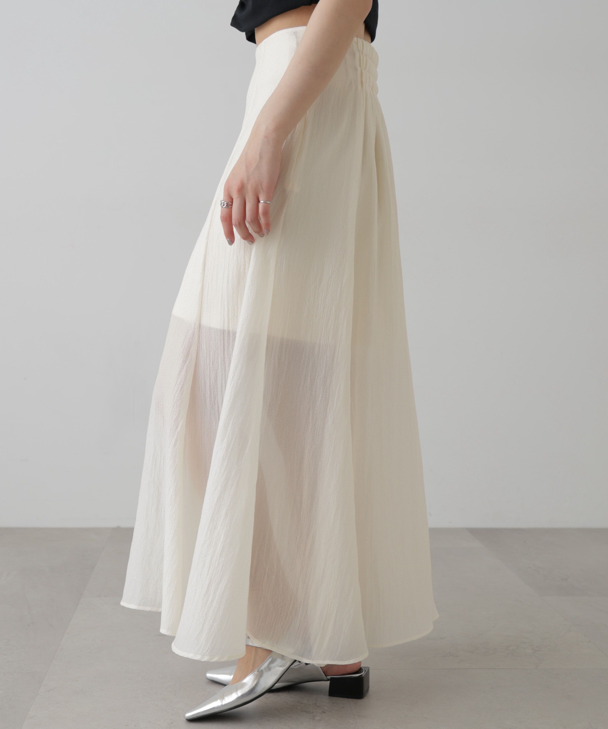  「シアー2wayマーメイドスカート」|スカート|