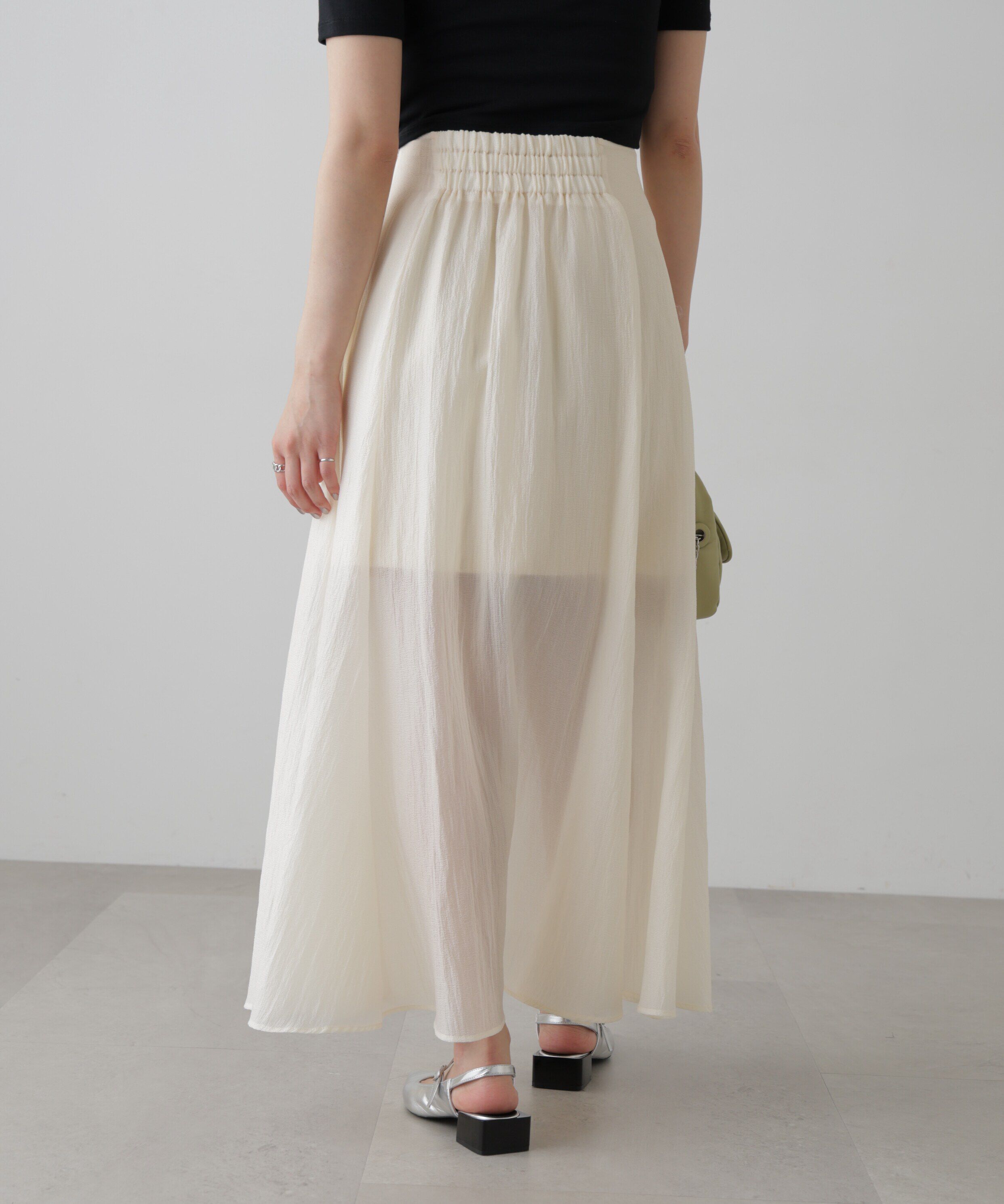 「シアー2wayマーメイドスカート」|スカート|