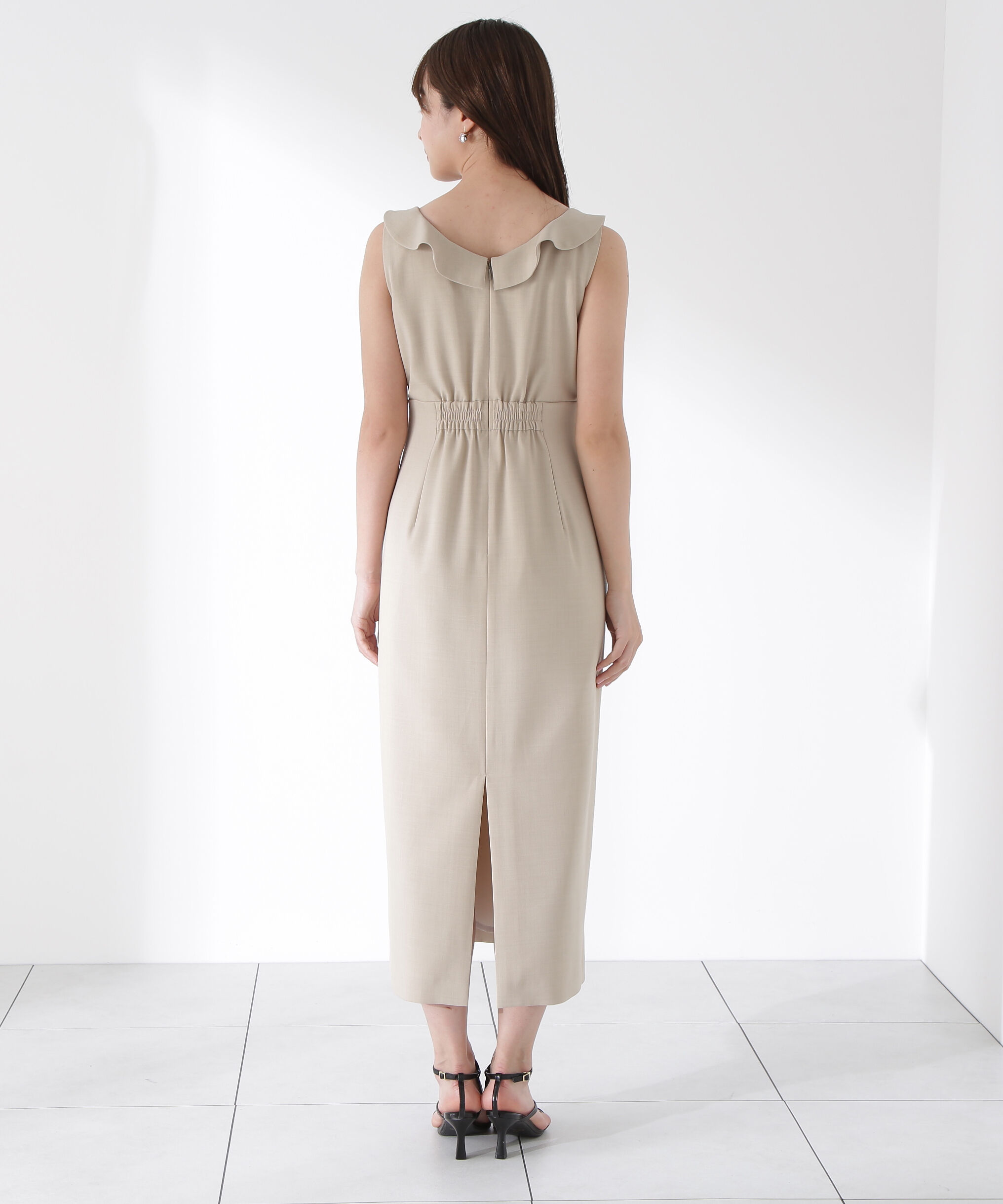 PROPORTION BODY DRESSING「ラッフルナローワンピース」|ワンピース|