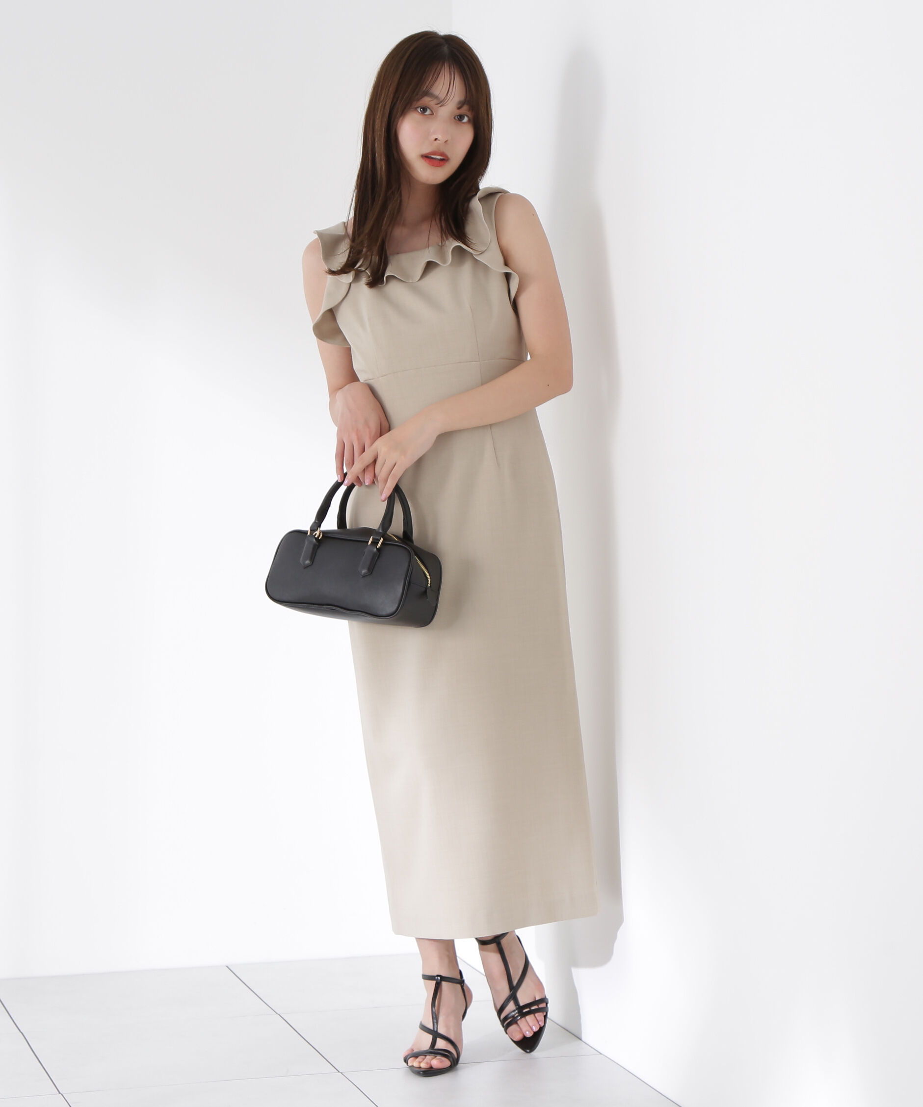 PROPORTION BODY DRESSING「ラッフルナローワンピース」|ワンピース|