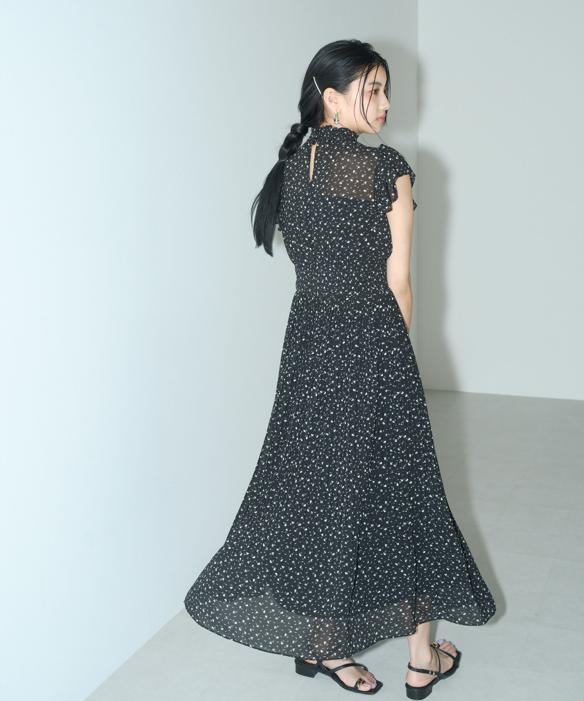 PROPORTION BODY DRESSING「シフォン楊柳プリーツワンピース」|ワンピース|