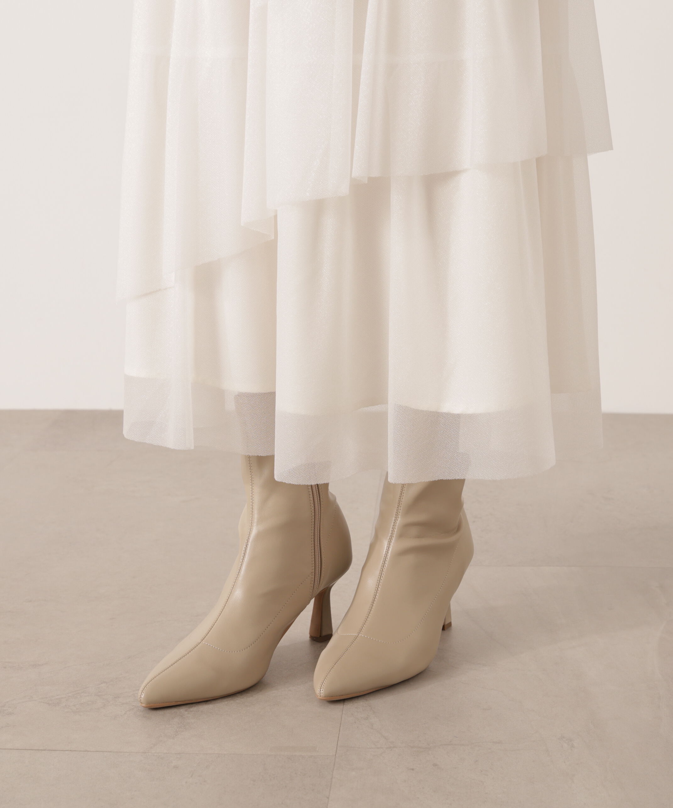 PROPORTION BODY DRESSING「《EDIT COLOGNE》エアリーティアードスカート 25AW」|スカート|