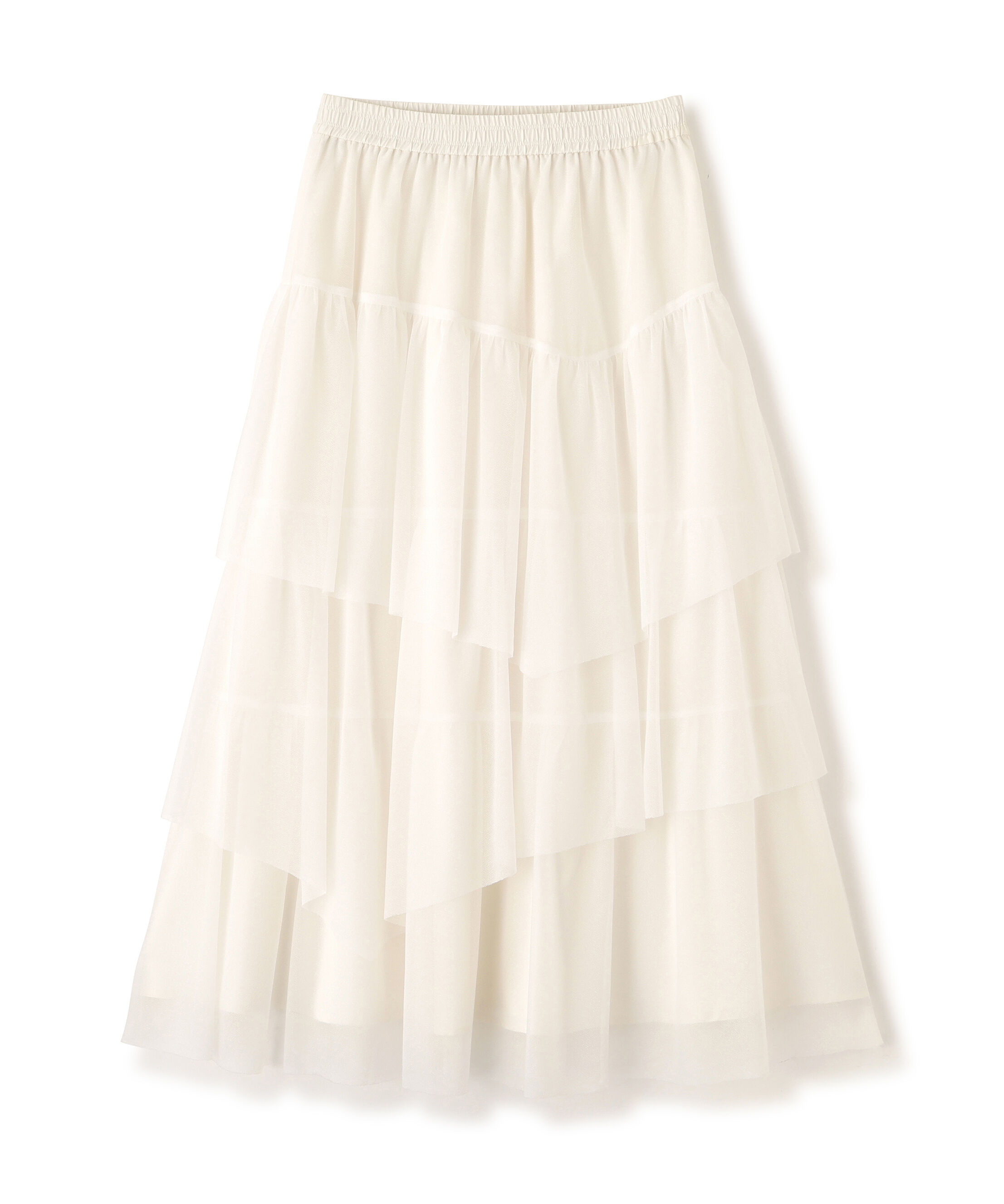 PROPORTION BODY DRESSING「《EDIT COLOGNE》エアリーティアードスカート 25AW」|スカート|