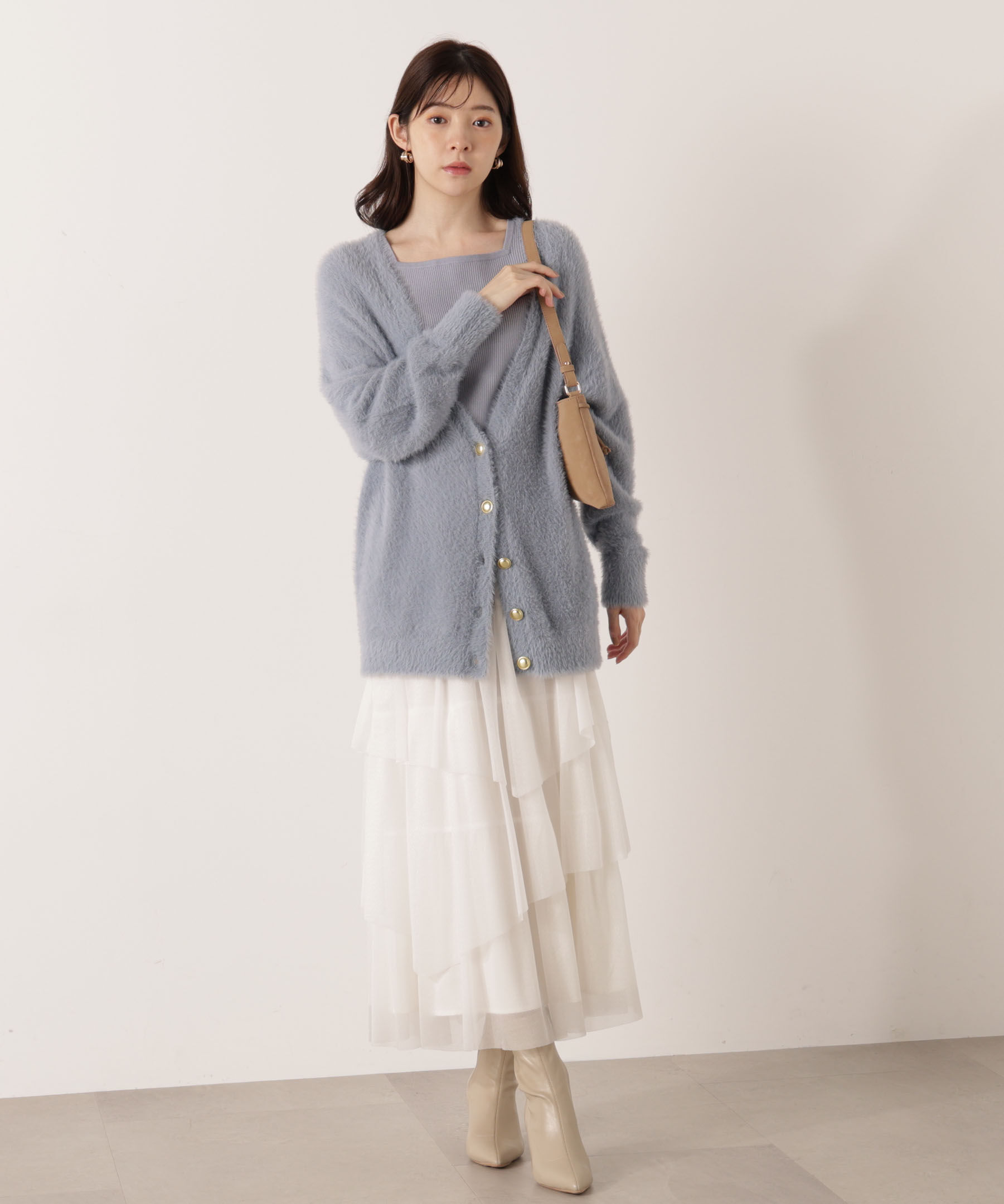 PROPORTION BODY DRESSING「《EDIT COLOGNE》エアリーティアードスカート 25AW」|スカート|