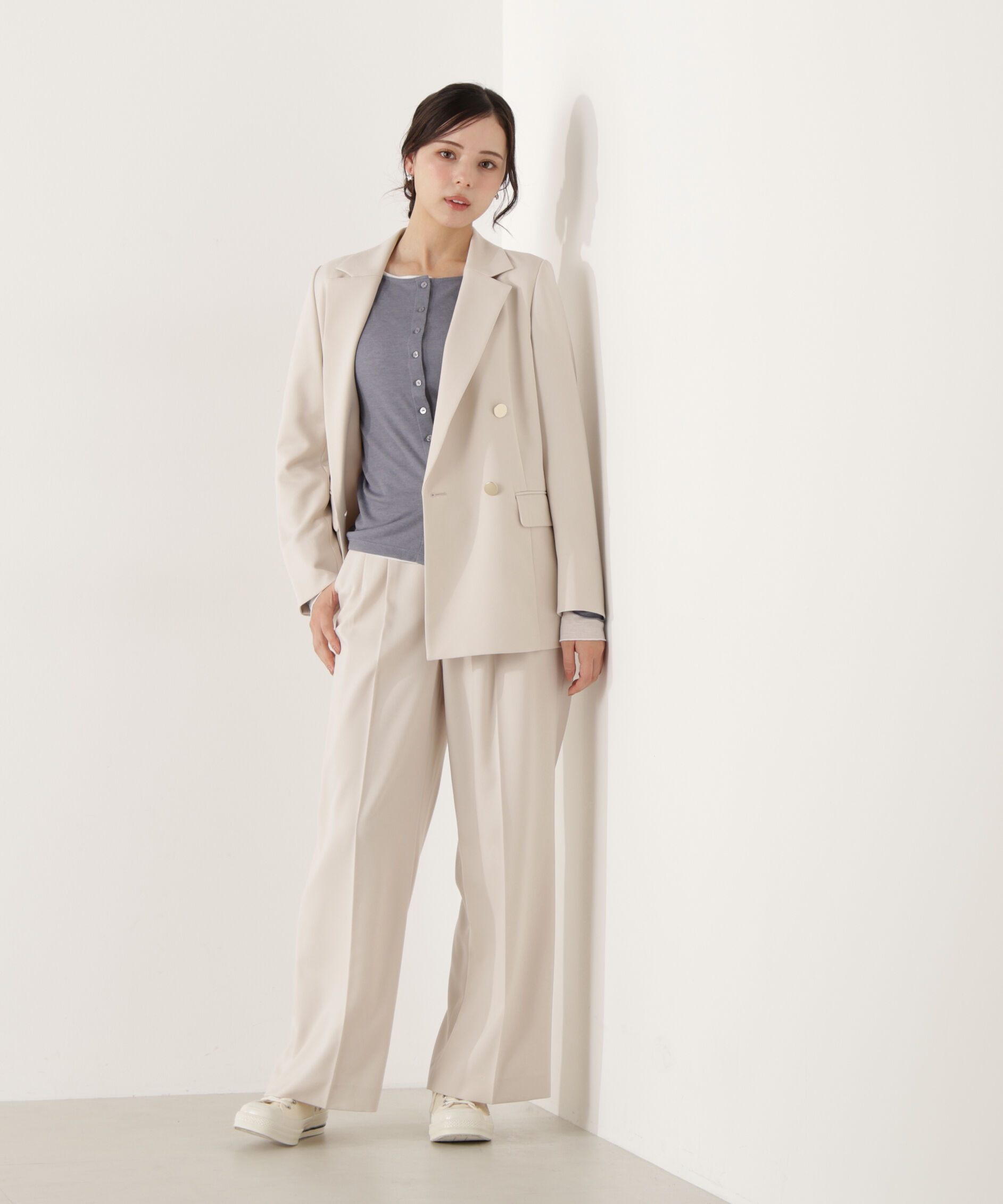 PROPORTION BODY DRESSING「〈a/mie〉シアーカットソー　26SS」|Tシャツ・カットソー|