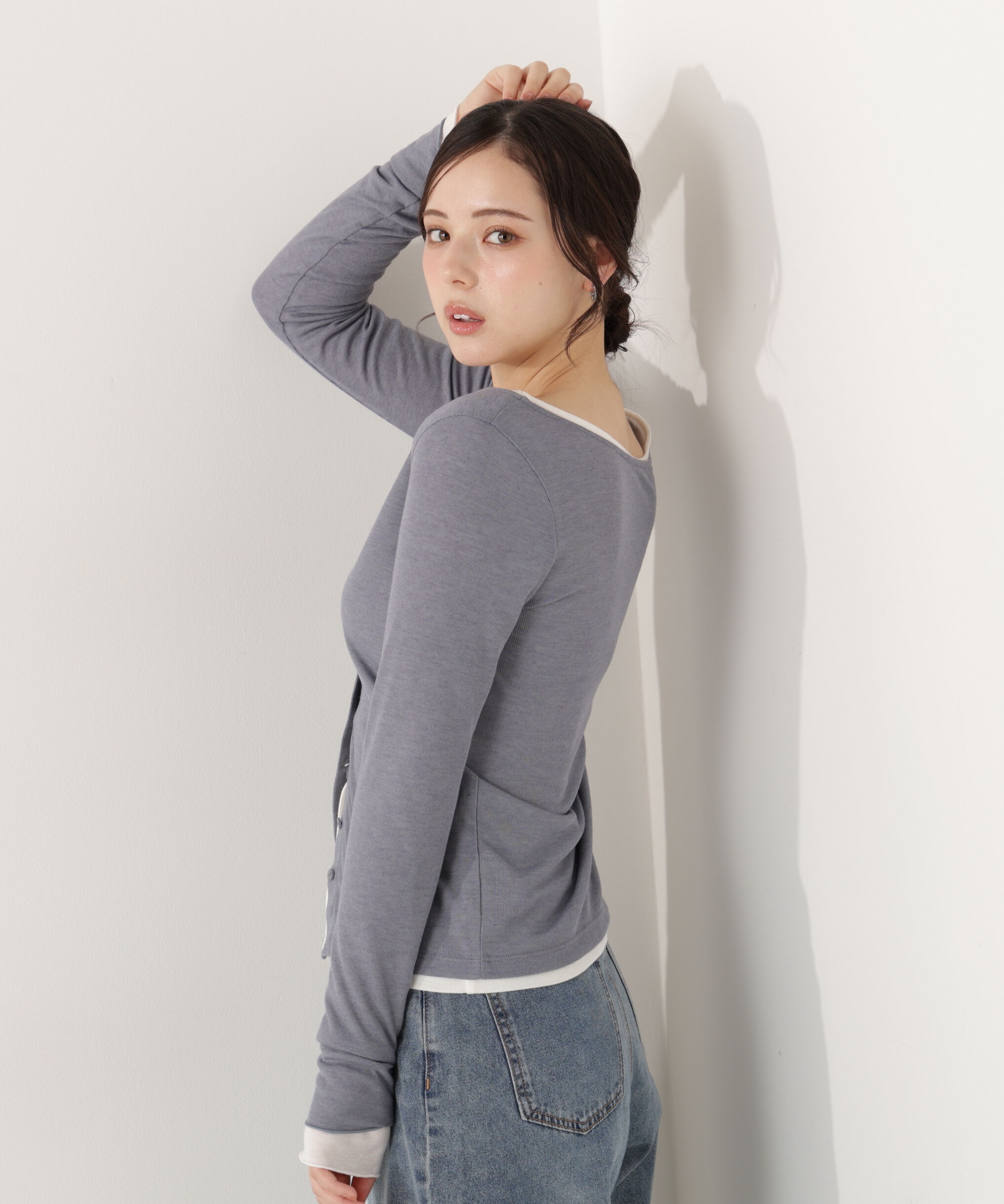 PROPORTION BODY DRESSING「〈a/mie〉シアーカットソー　26SS」|Tシャツ・カットソー|