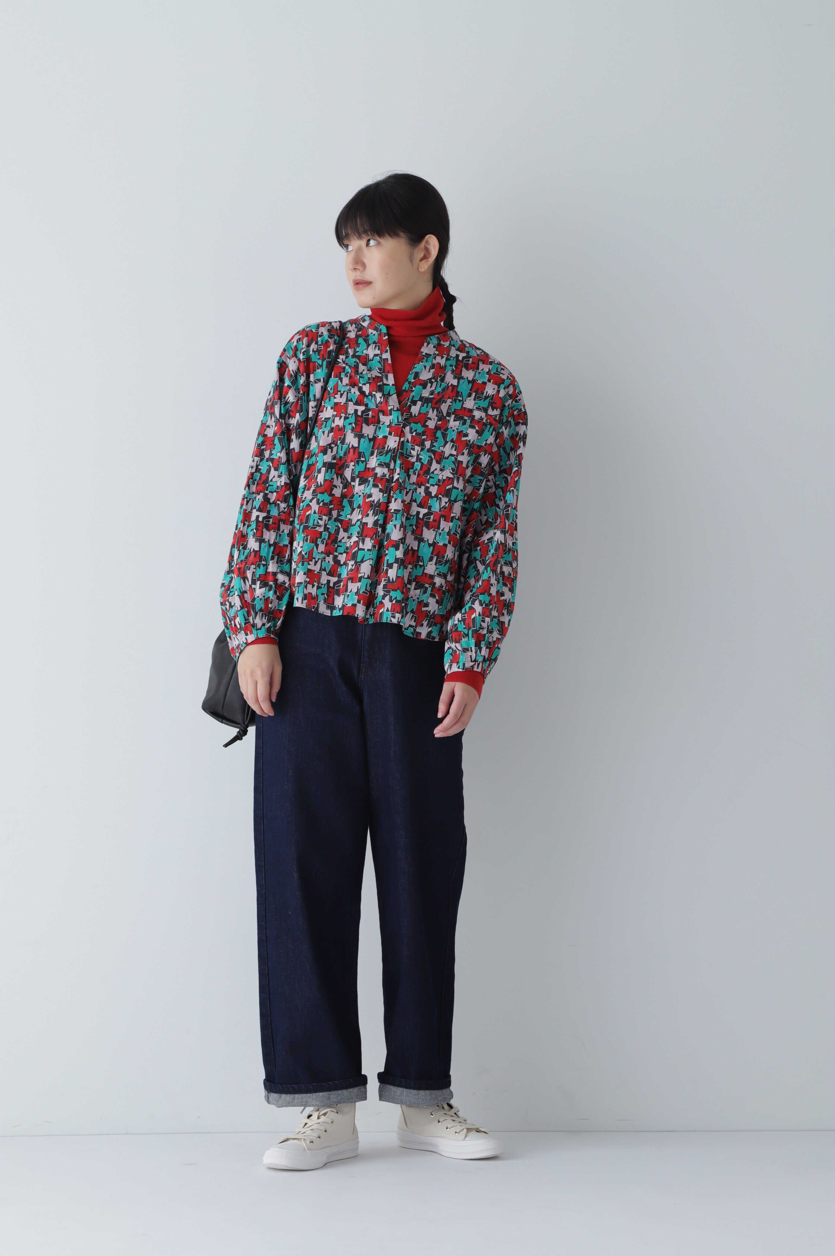  「◆アートプリント・コラボブラウス」|シャツ・ブラウス|