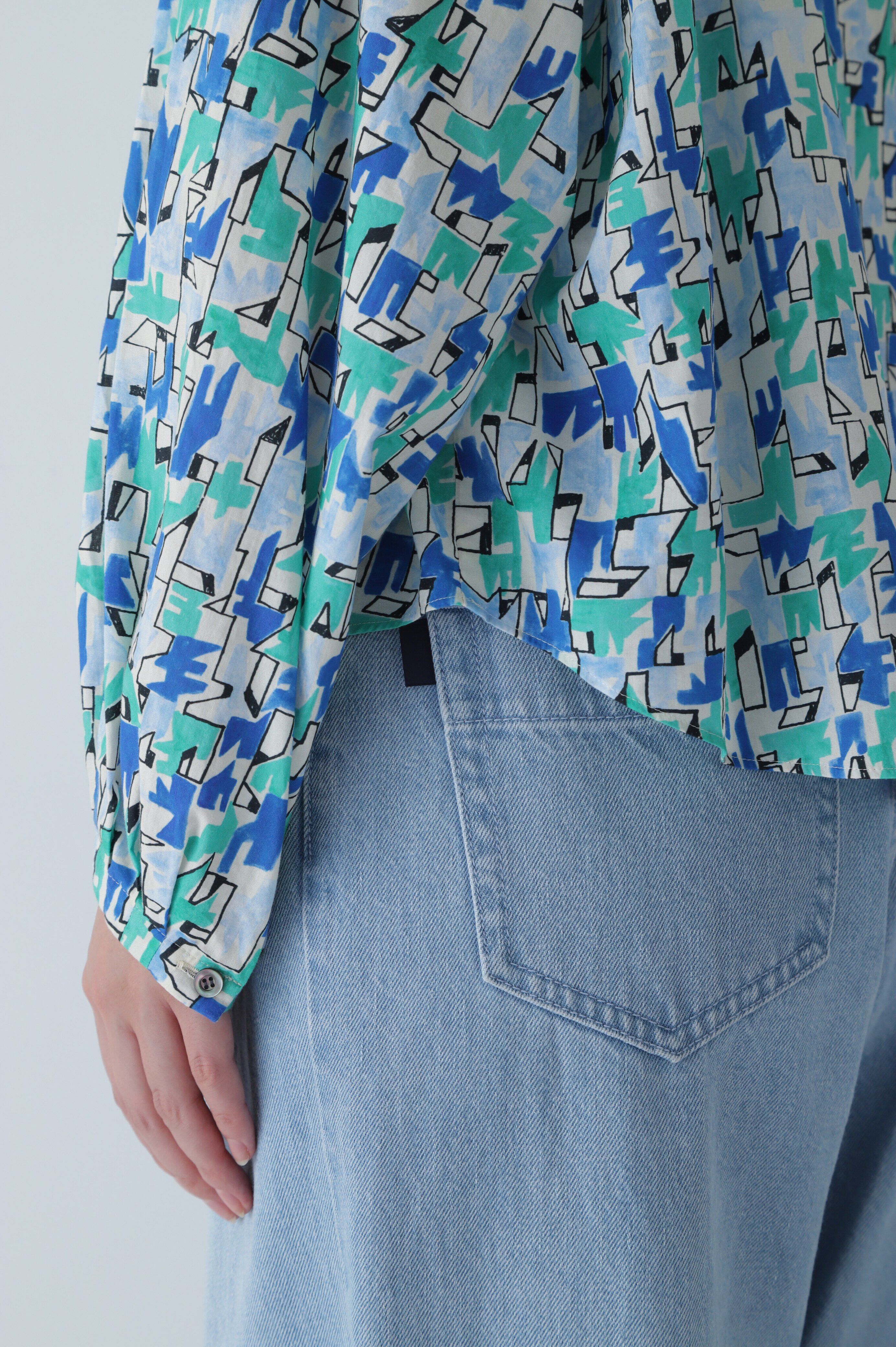  「◆アートプリント・コラボブラウス」|シャツ・ブラウス|