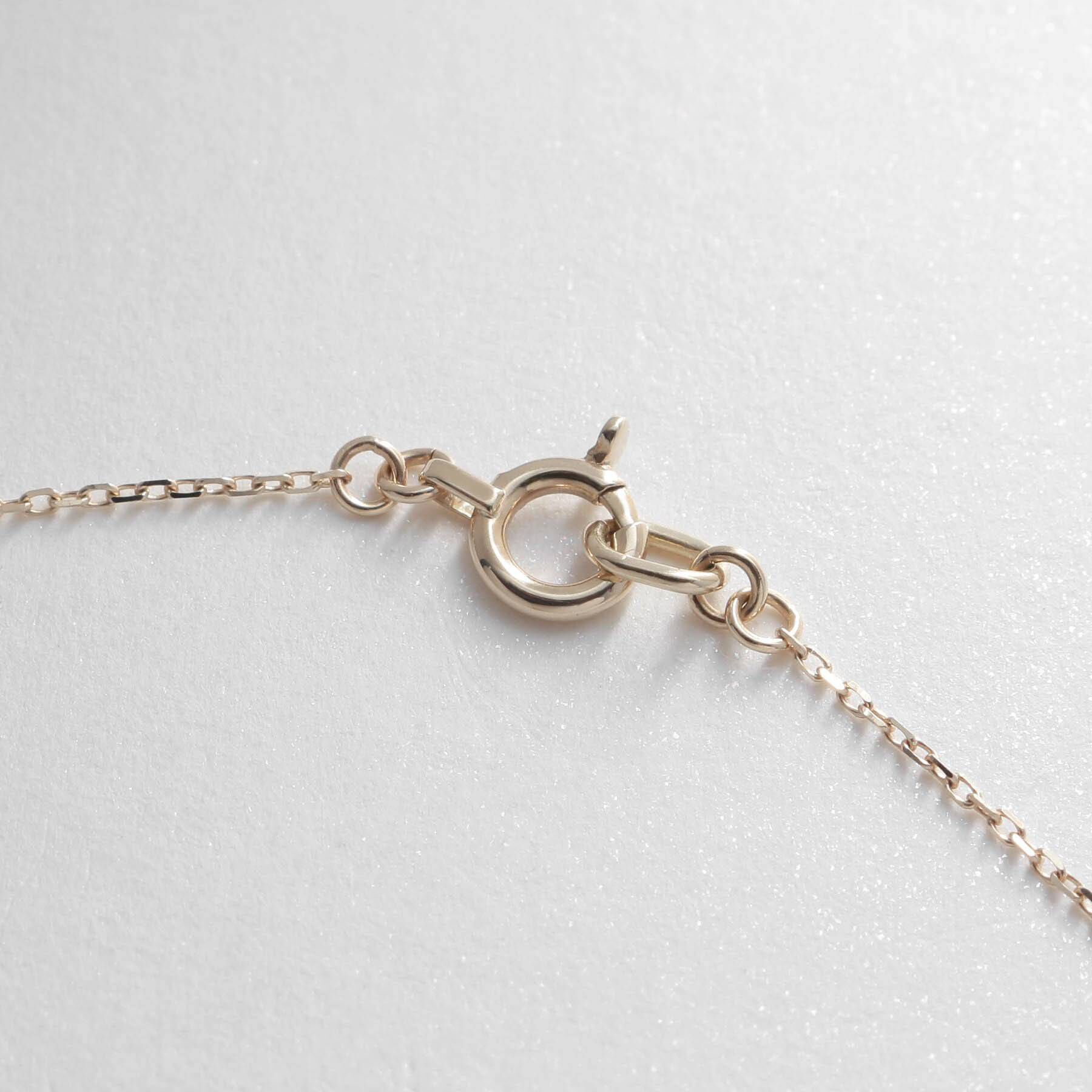 COCOSHNIK「【WEB限定】K10イニシャルＦ ネックレス」|ネックレス|