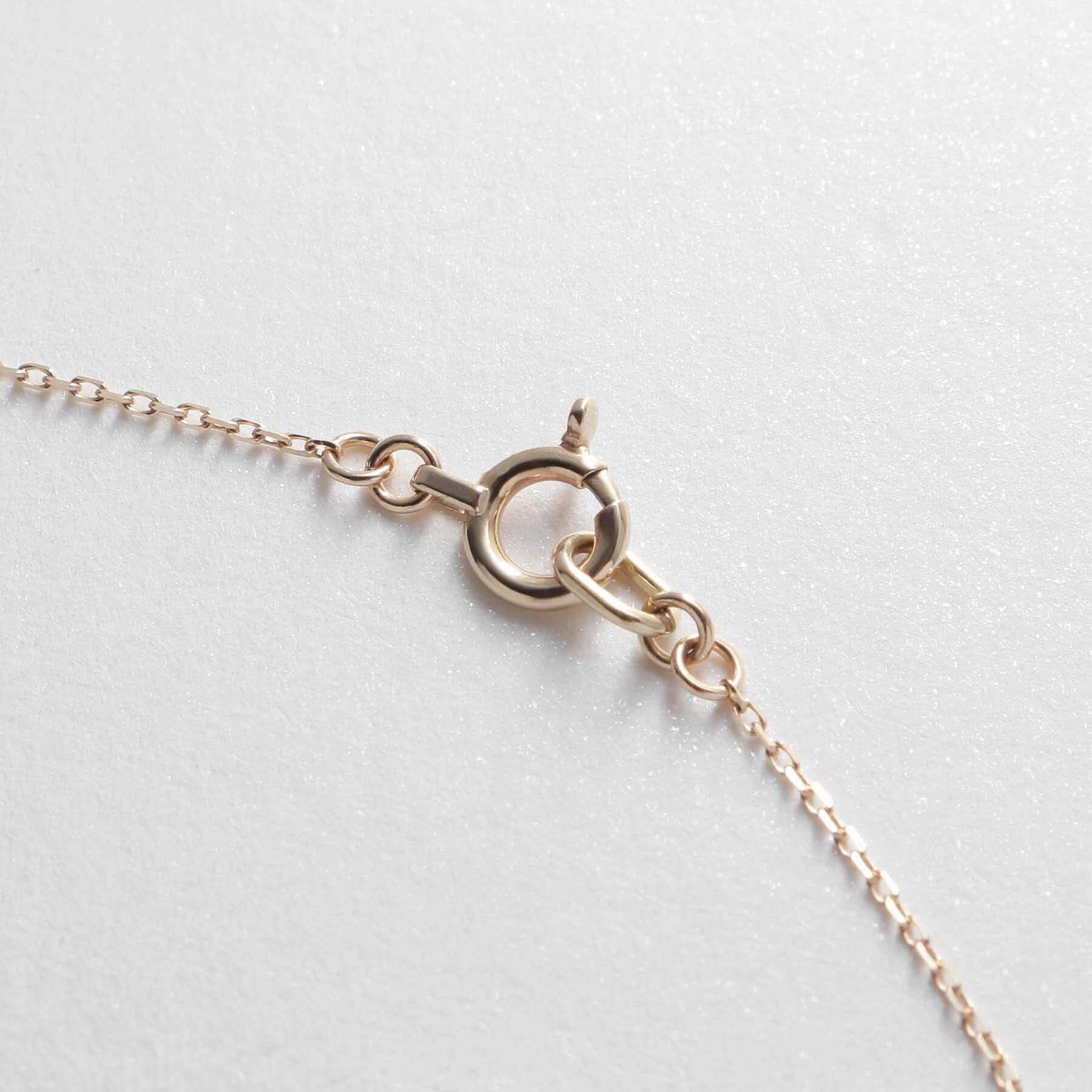 COCOSHNIK「【WEB限定】K10イニシャルＳ ネックレス」|ネックレス|