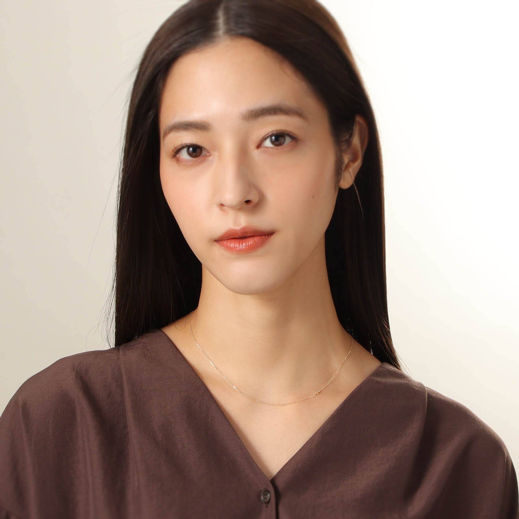 COCOSHNIK「【WEB限定】K10イニシャルＳ ネックレス」|ネックレス|