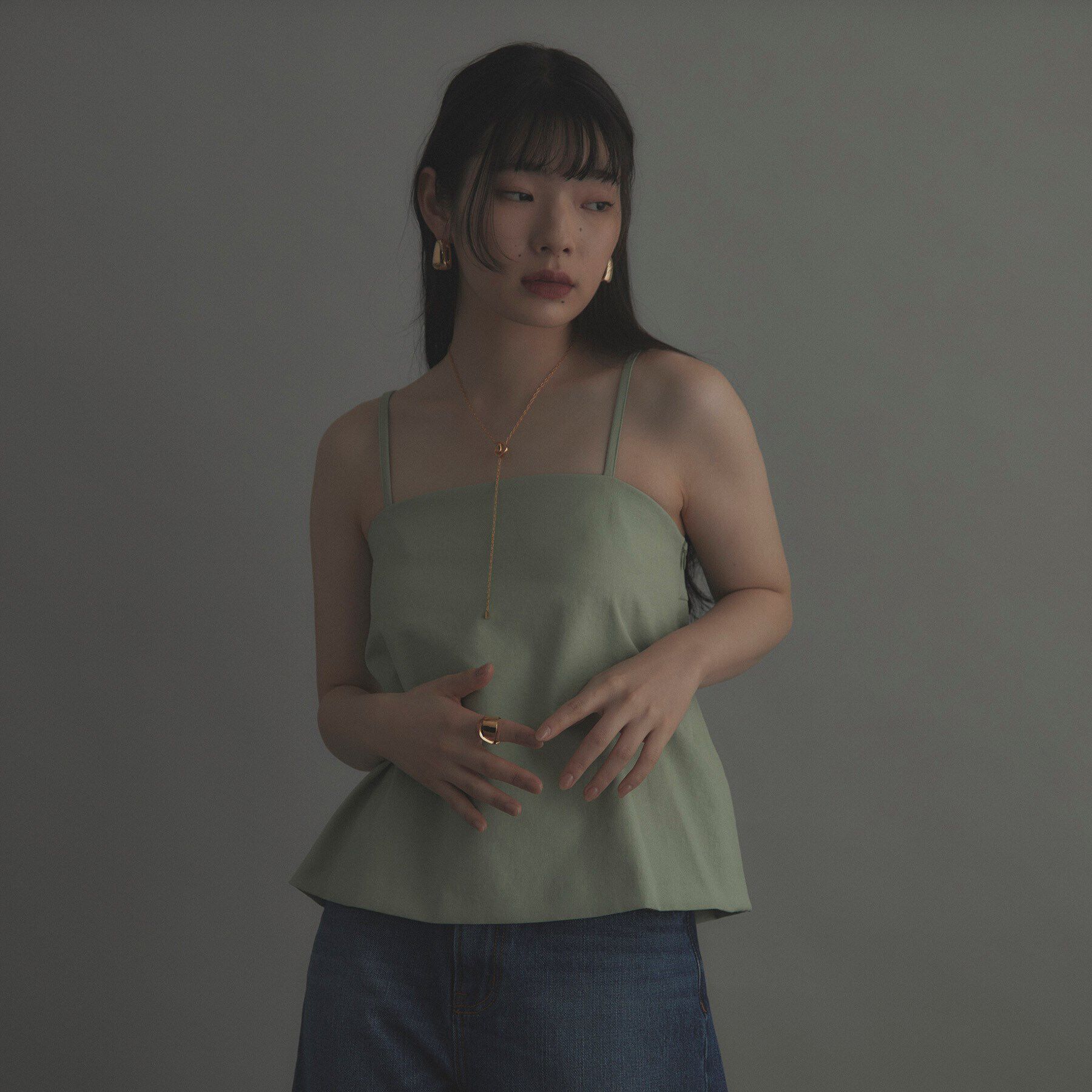 COCOSHNIK ONKITSCH「シルバー フォールディングリング オーバーラップ リング GP」|リング|