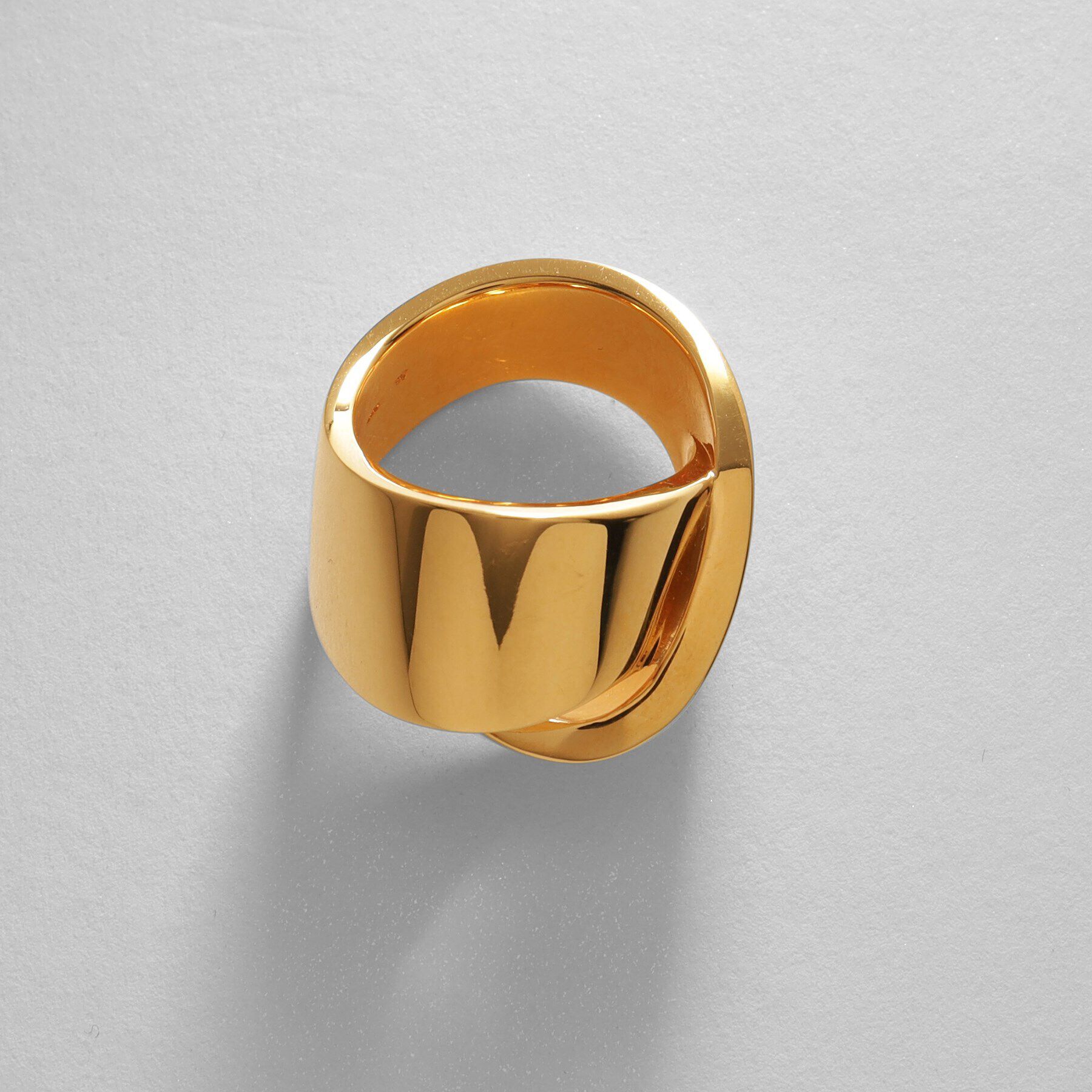 COCOSHNIK ONKITSCH「シルバー フォールディングリング オーバーラップ リング GP」|リング|