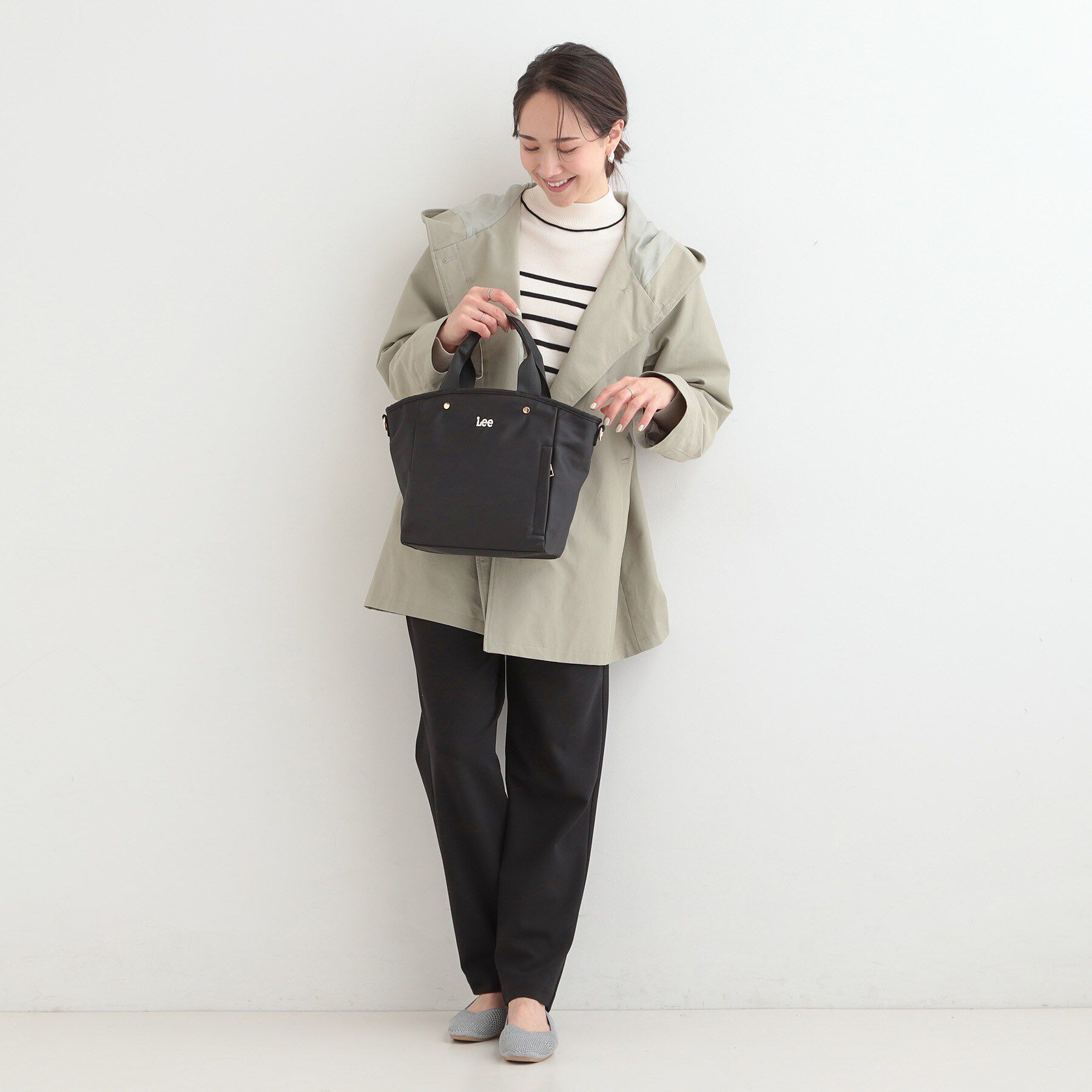 SHOO･LA･RUE「【Lee別注／撥水】6ポケットトートバッグ」|トートバッグ|