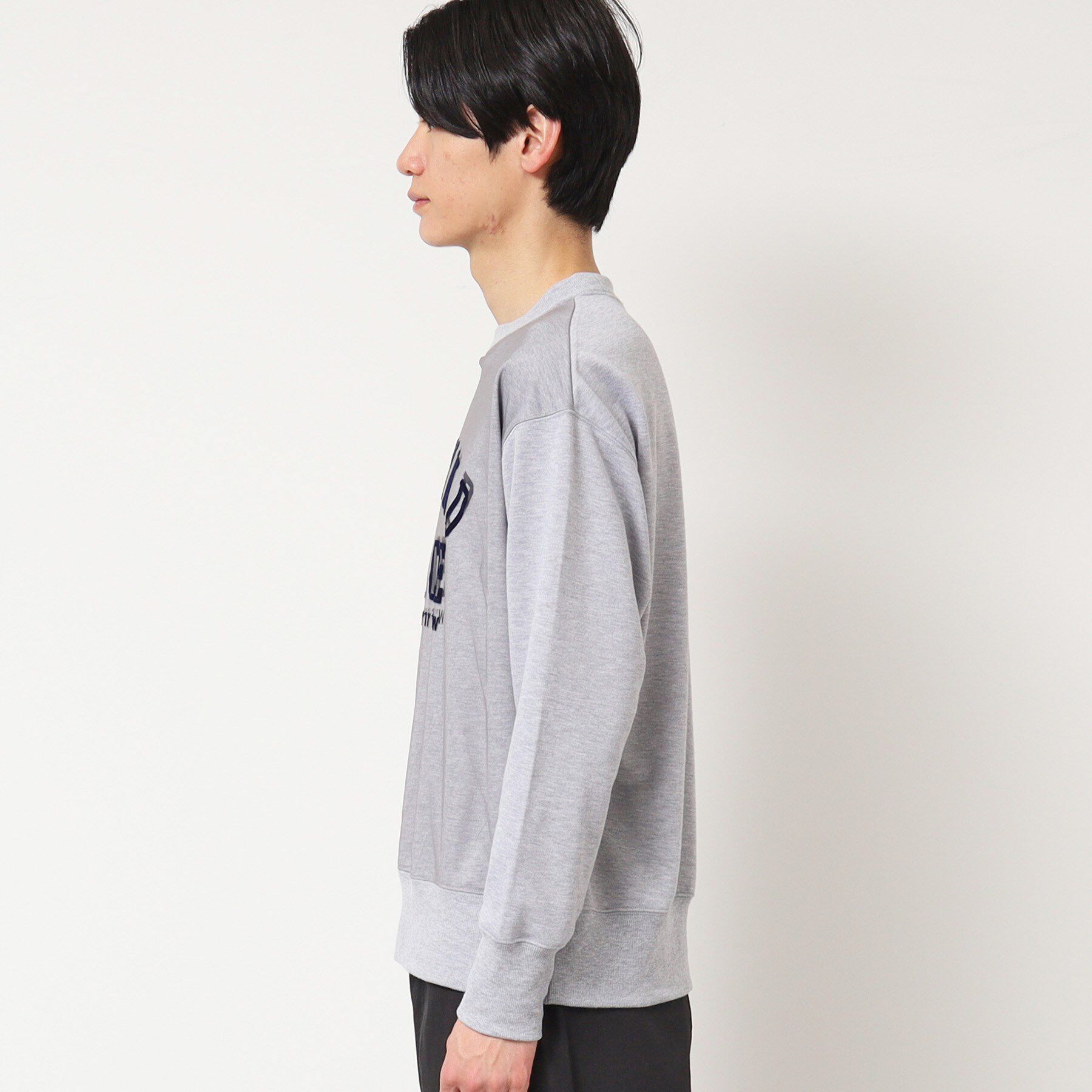 Dessin「【洗える】チュール重ねロゴスウェット」|パーカー|