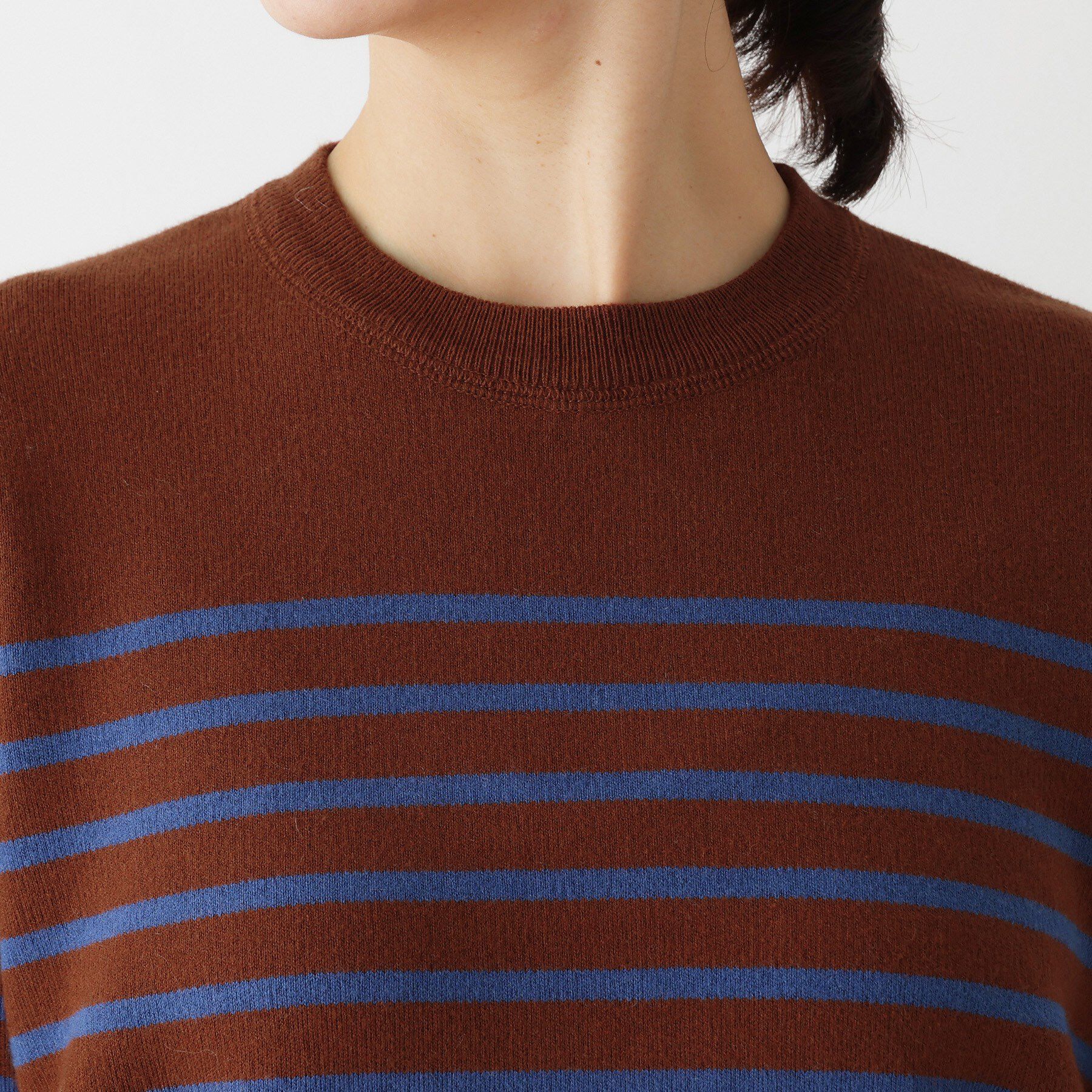 Dessin「【ユニセックス／洗える】コットンカシミヤブレンドセーター」|ニット・セーター|