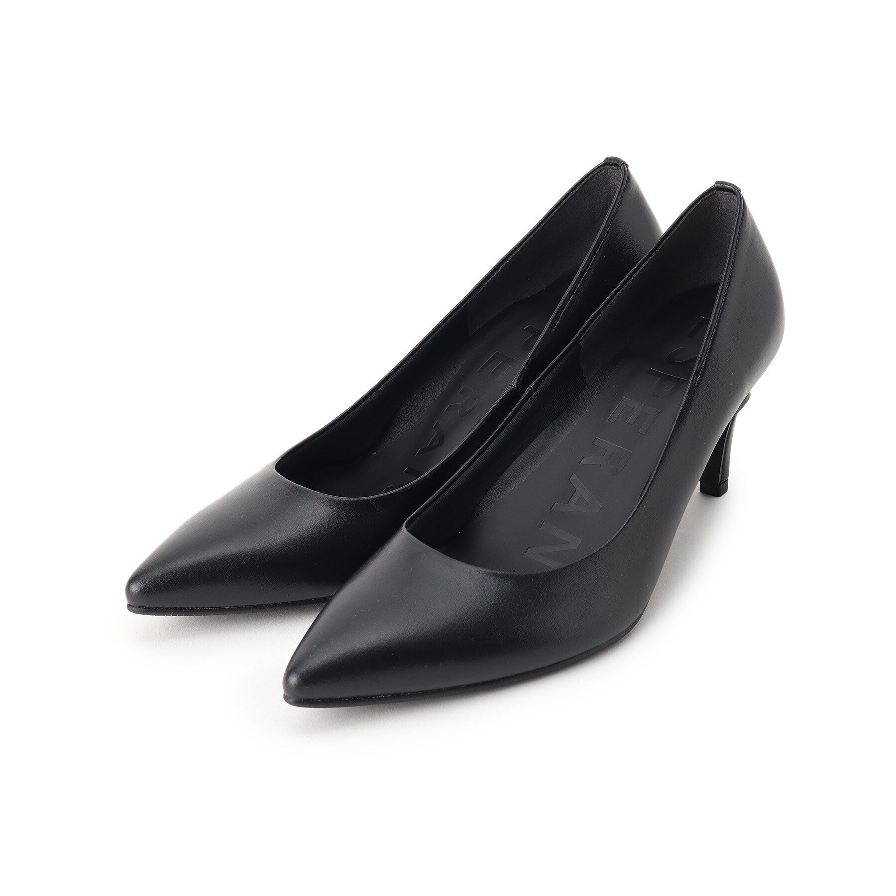 ESPERANZA「12時間パンプスEveryDayPlane「約7.5cmヒール」」|パンプス|ﾌﾞﾗｯｸ(019)