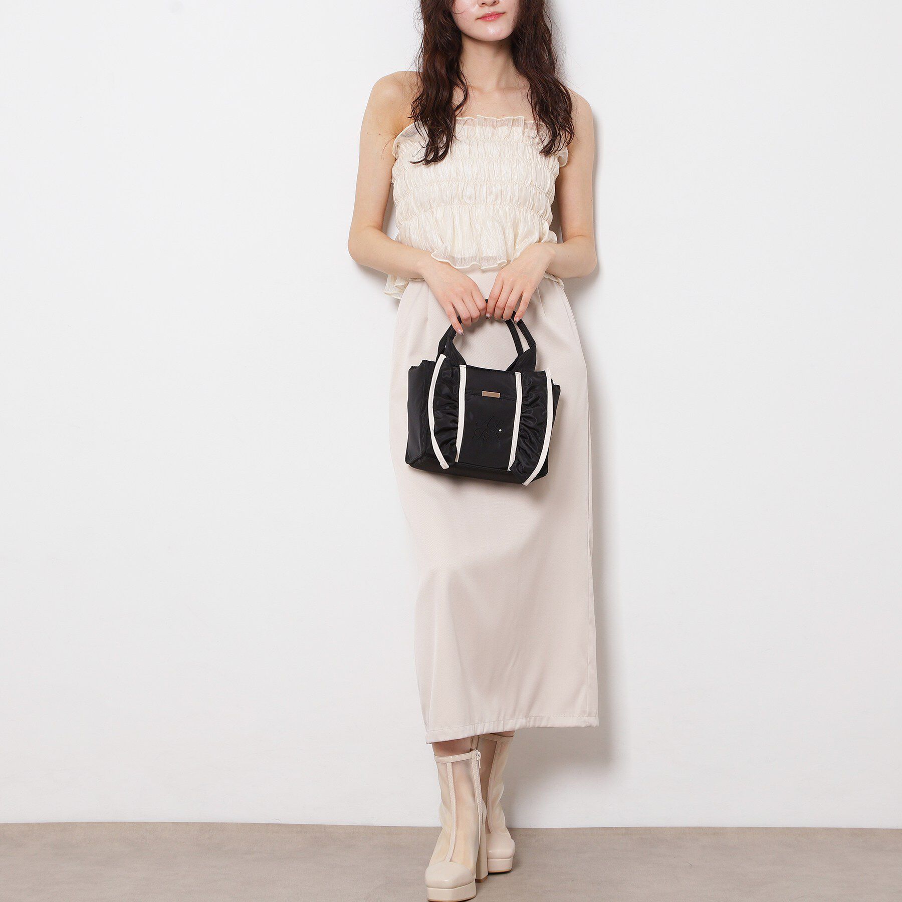 Ober Tashe「フリル2WAYトート」|トートバッグ|