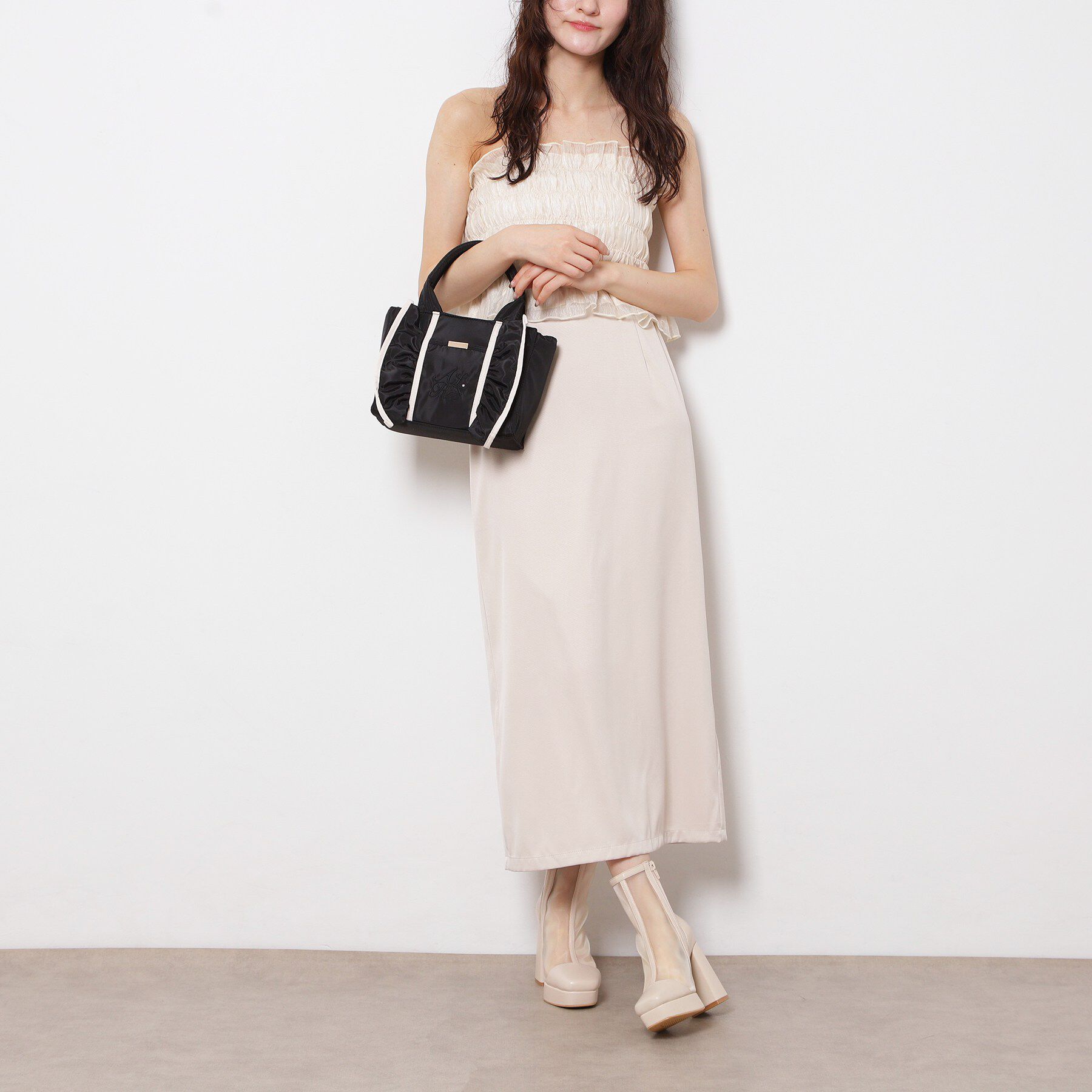 Ober Tashe「フリル2WAYトート」|トートバッグ|