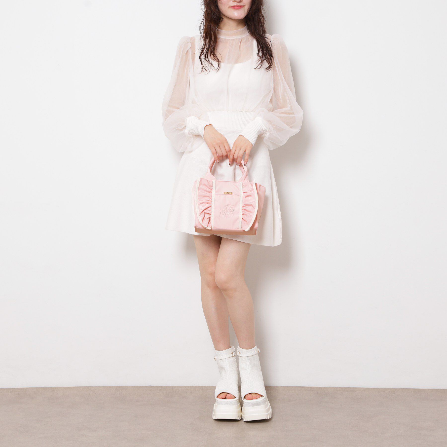 Ober Tashe「フリル2WAYトート」|トートバッグ|