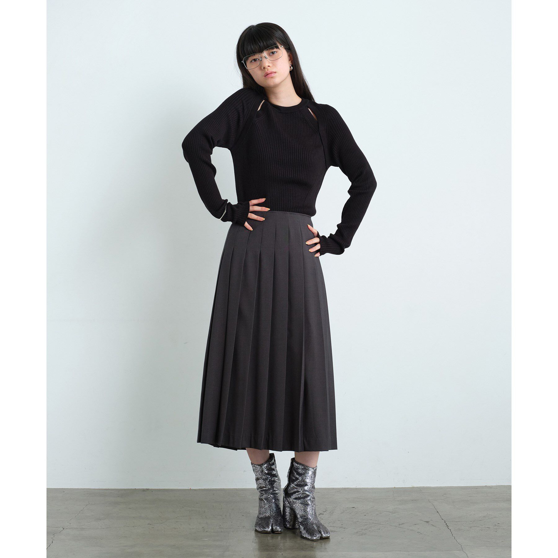 CODE A「shoulder slit pullover」|ニット・セーター|