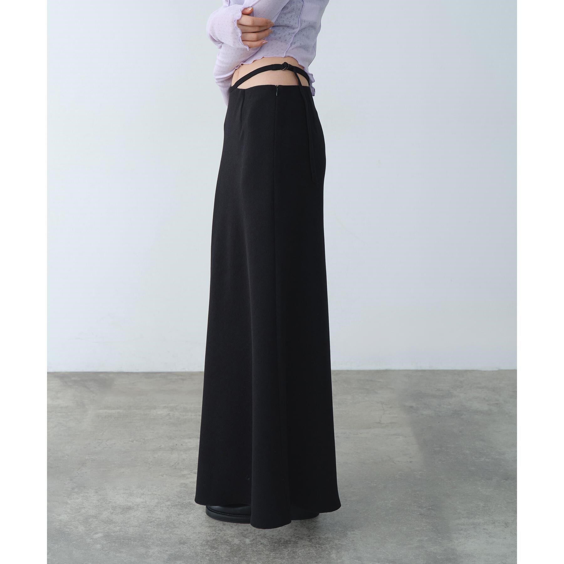 CODE A「【ReRe】easy－fit long skirt」|スカート|