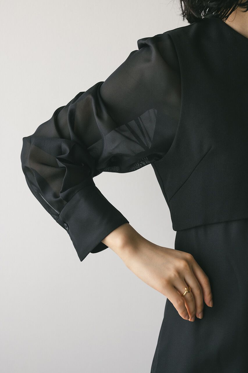 STYLEMIXER「コンビネーションフレアワンピース」|ワンピース|