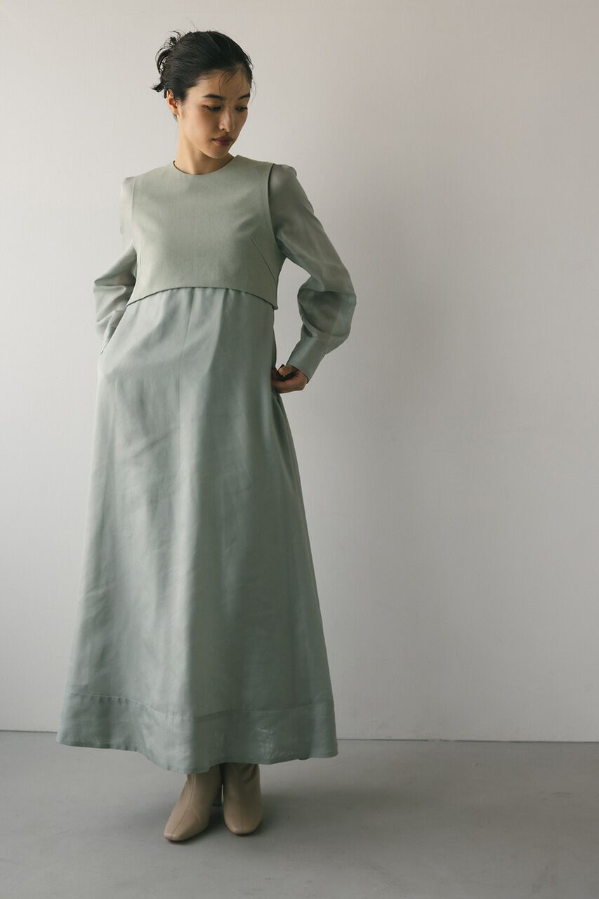 STYLEMIXER「コンビネーションフレアワンピース」|ワンピース|