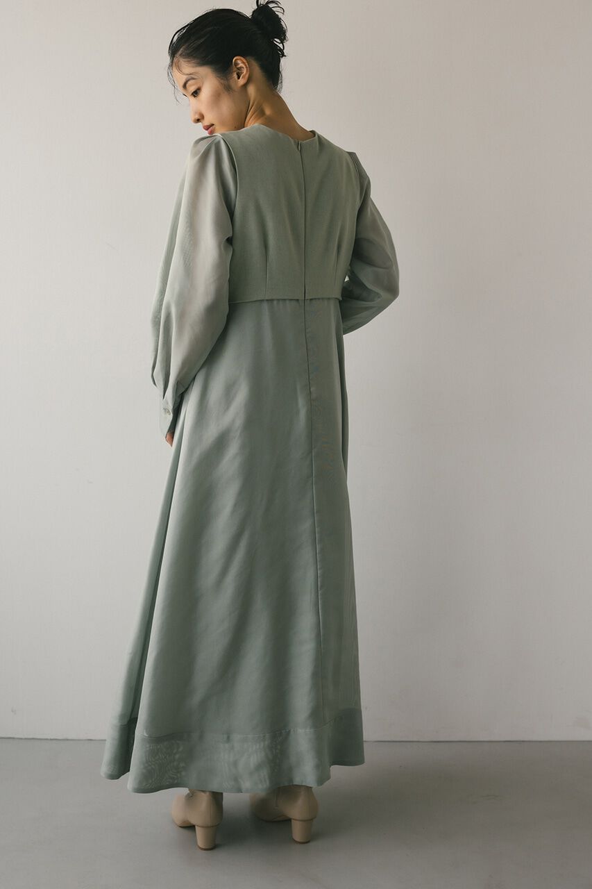 STYLEMIXER「コンビネーションフレアワンピース」|ワンピース|