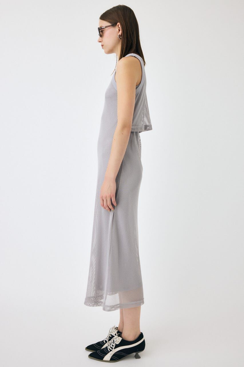 MOUSSY「MESH LAYERED ドレス」|ワンピース|