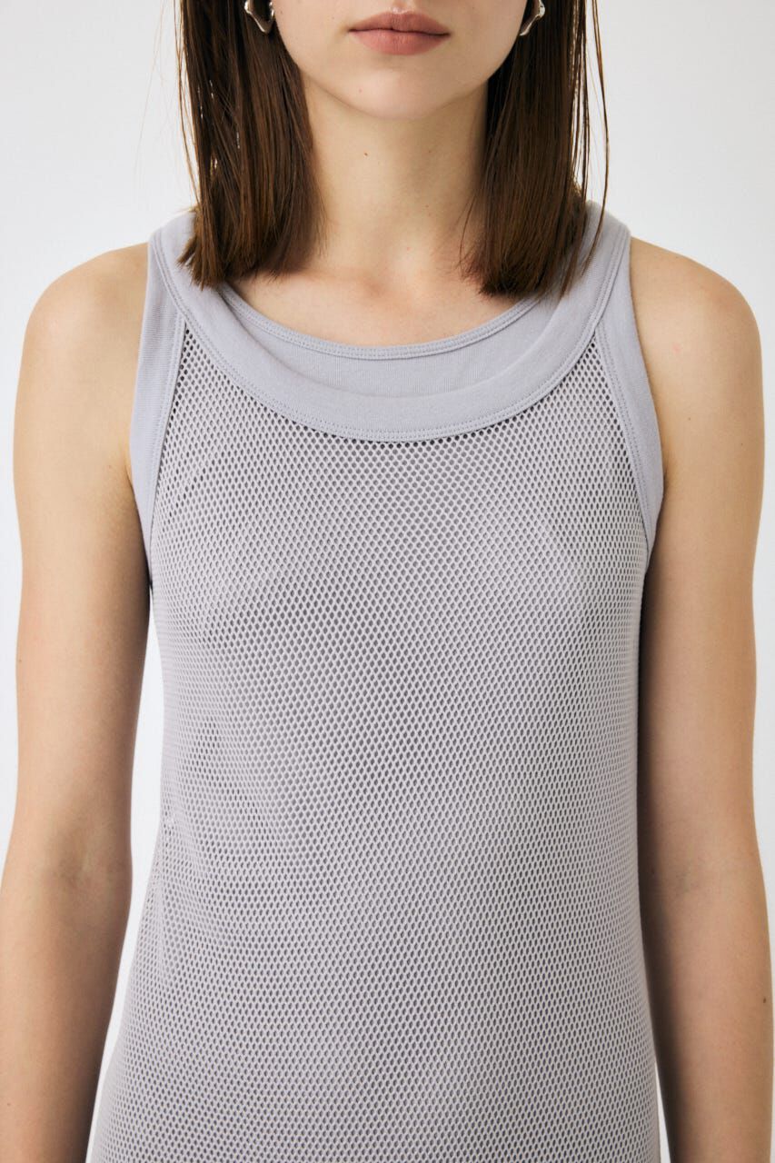 MOUSSY「MESH LAYERED ドレス」|ワンピース|