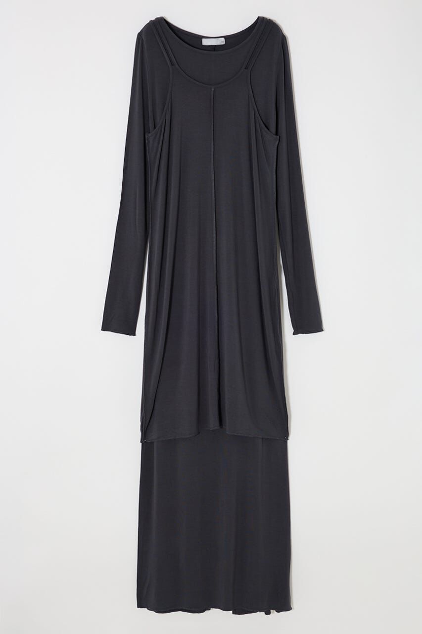 MOUSSY「LAYER CUTドレス」|ワンピース|L/BLK1
