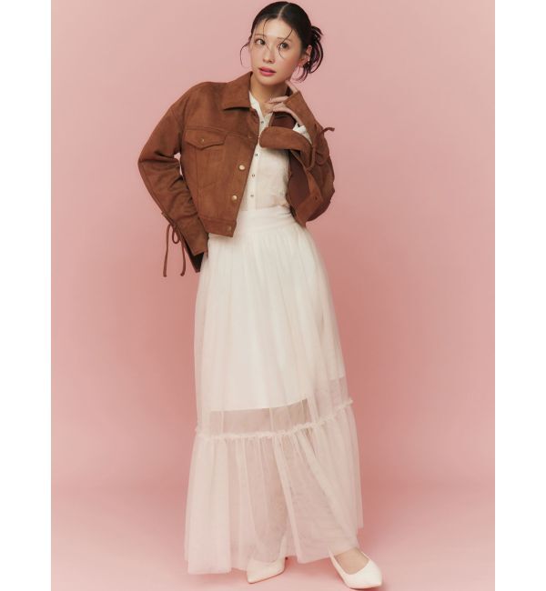 RESEXXY「シアーポロニットトップス」|ニット・セーター|