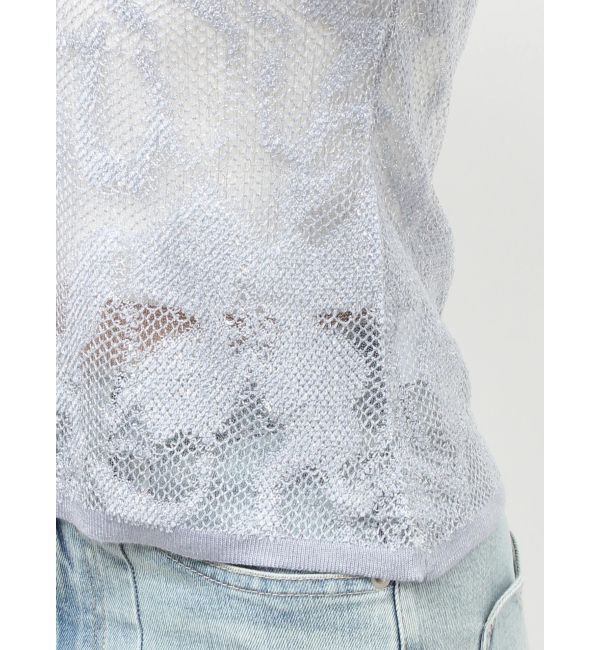 RESEXXY「シアーポロニットトップス」|ニット・セーター|