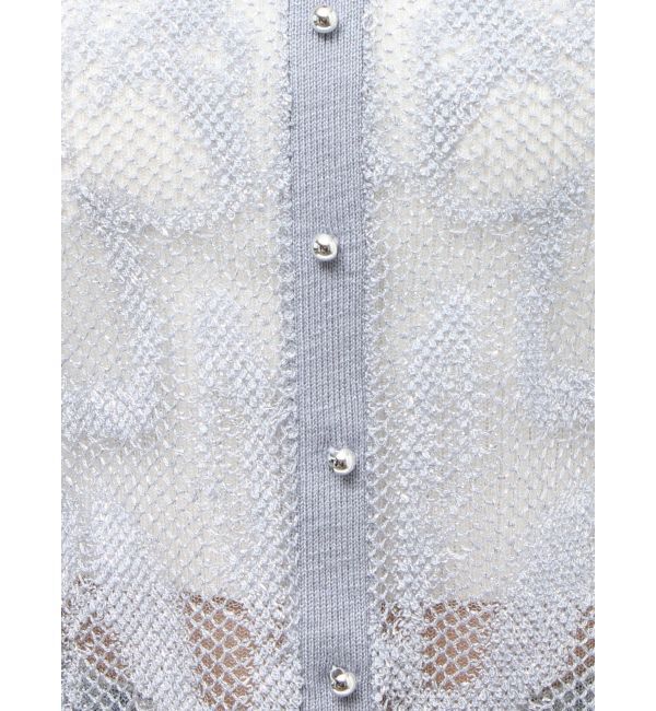 RESEXXY「シアーポロニットトップス」|ニット・セーター|