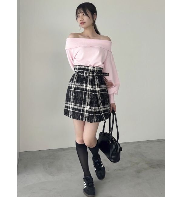 dazzlin「バリエコンパクトミニスカート」|スカート|