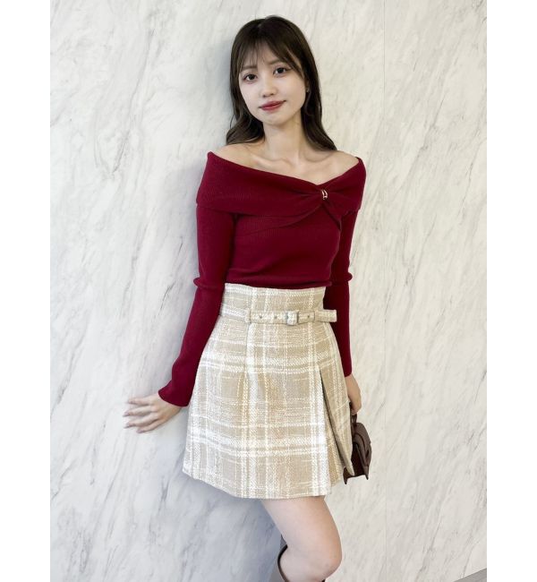 dazzlin「バリエコンパクトミニスカート」|スカート|