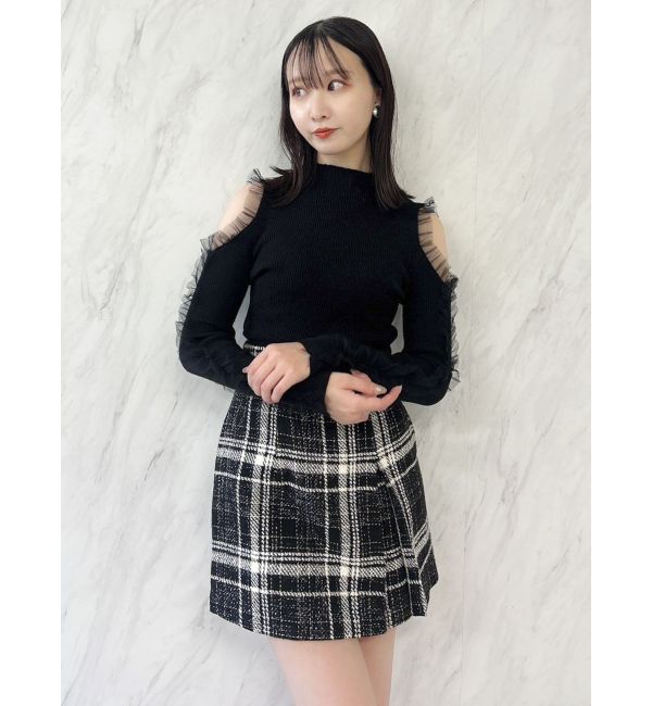 dazzlin「バリエコンパクトミニスカート」|スカート|