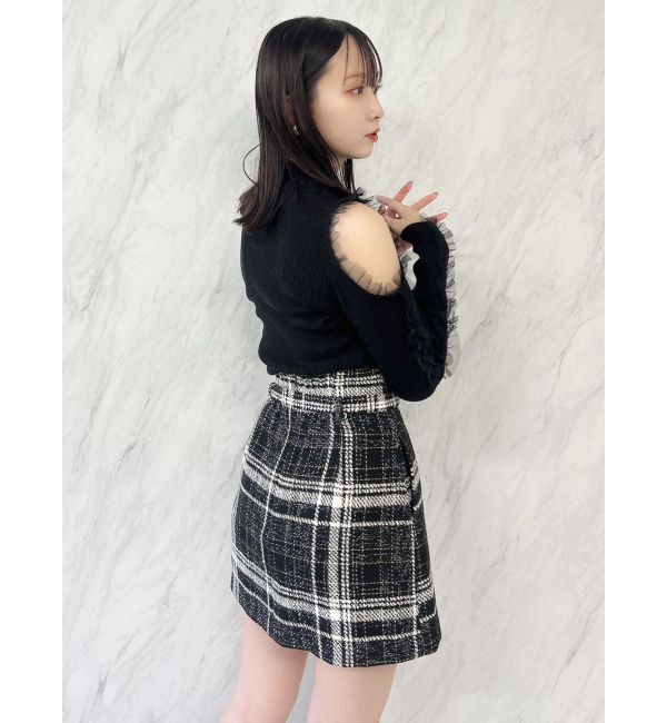 dazzlin「バリエコンパクトミニスカート」|スカート|