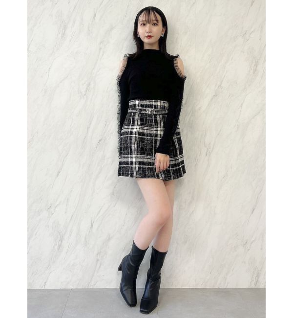 dazzlin「バリエコンパクトミニスカート」|スカート|